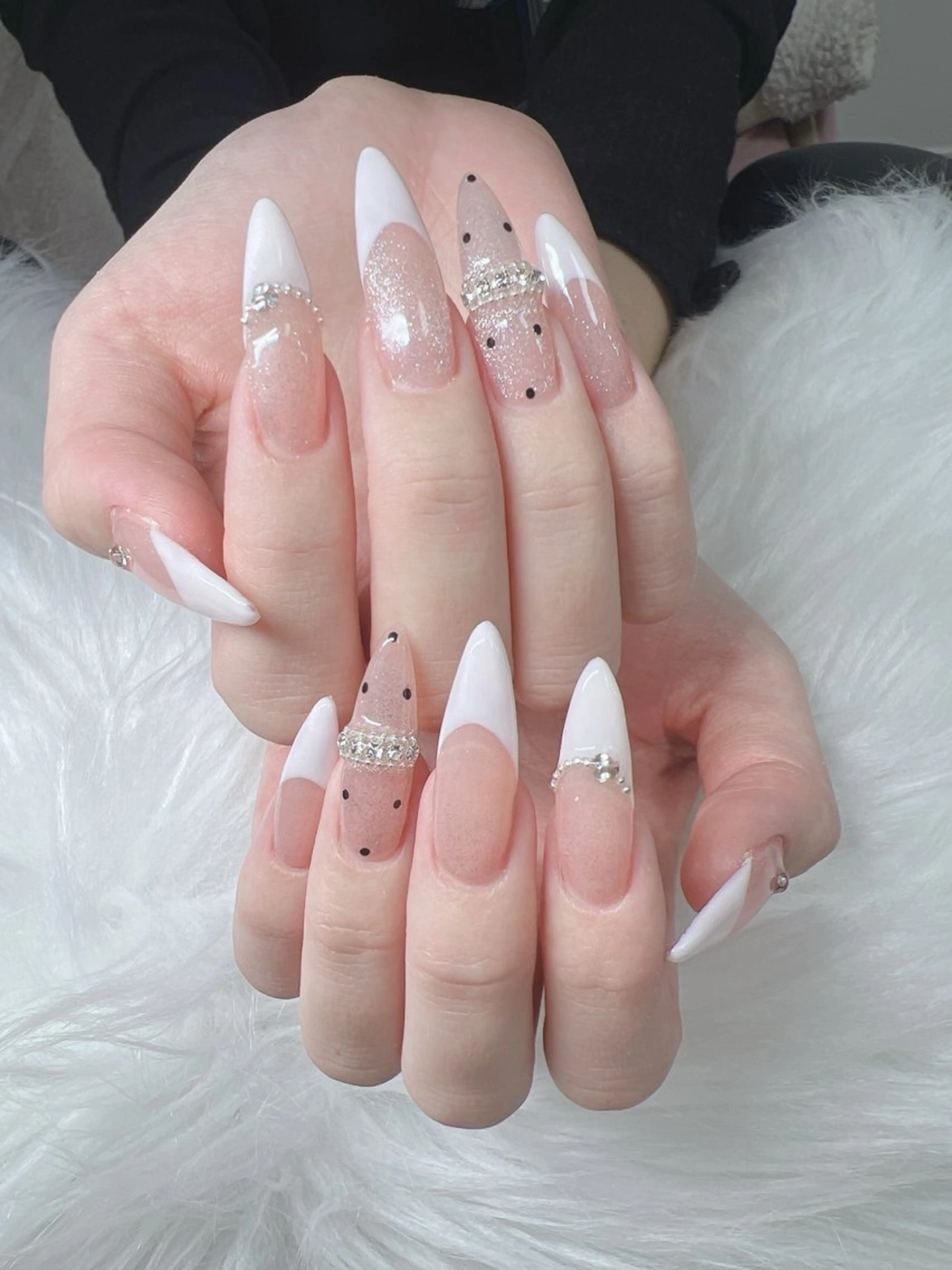 ネイル ハンドネイル Lee Nails チップ長さだし専門店のネイルデザイン