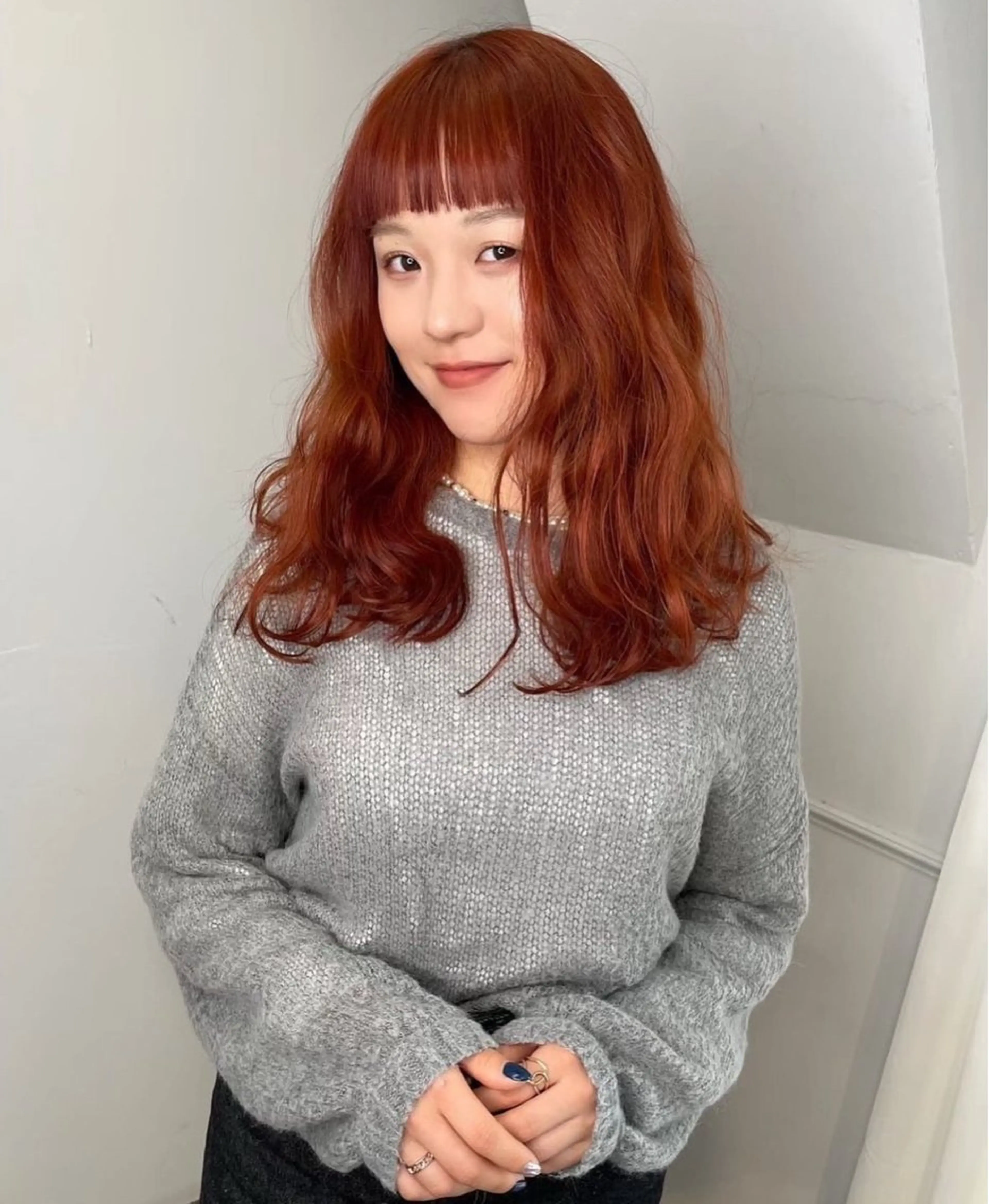 カラー ヘアカラー ワンホン×髪質改善 つのーか🩶‪🫧のヘアスタイル