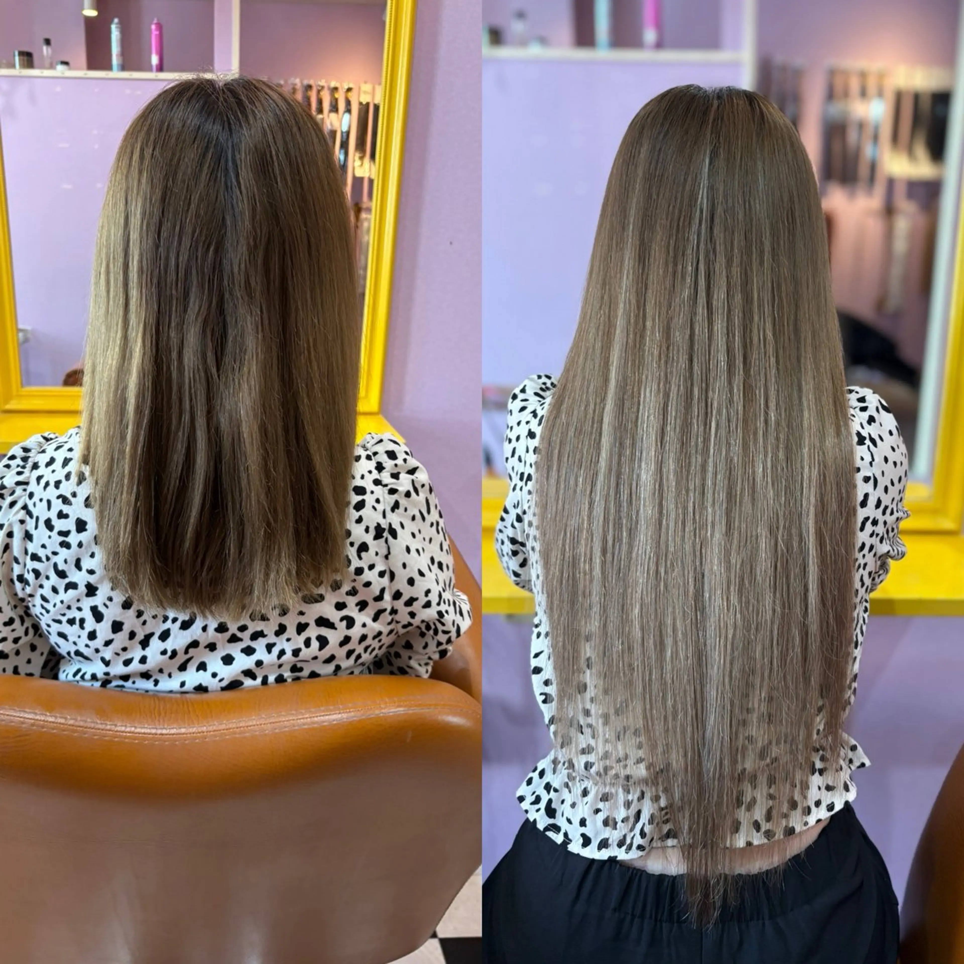 セミロング エクステ チビ編み込みエクステ どぅ〜す/YUIのヘアスタイル