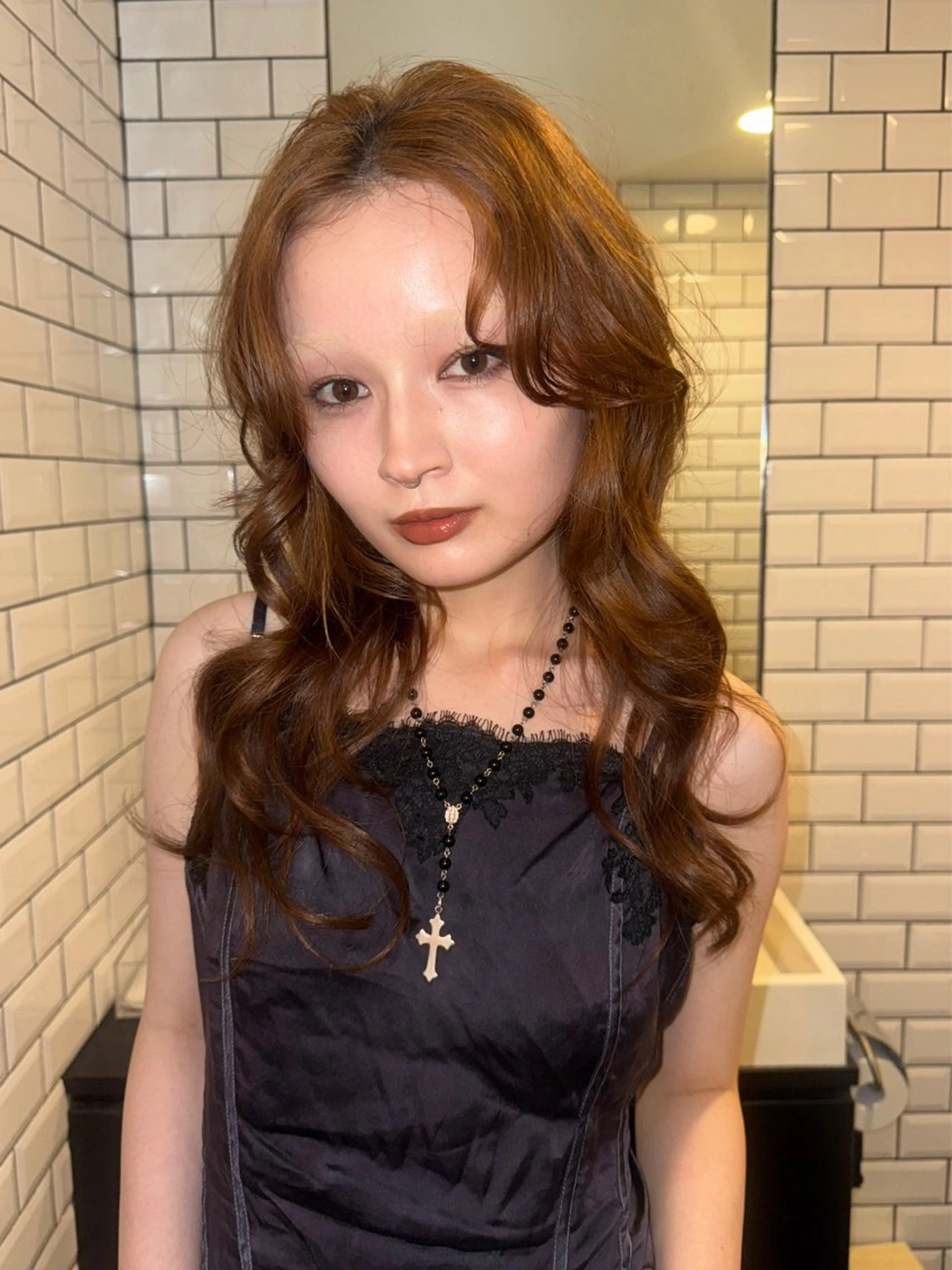 ロング カラー ヘアアレンジ minto/ 似合わせ/ハイトーンのヘアスタイル