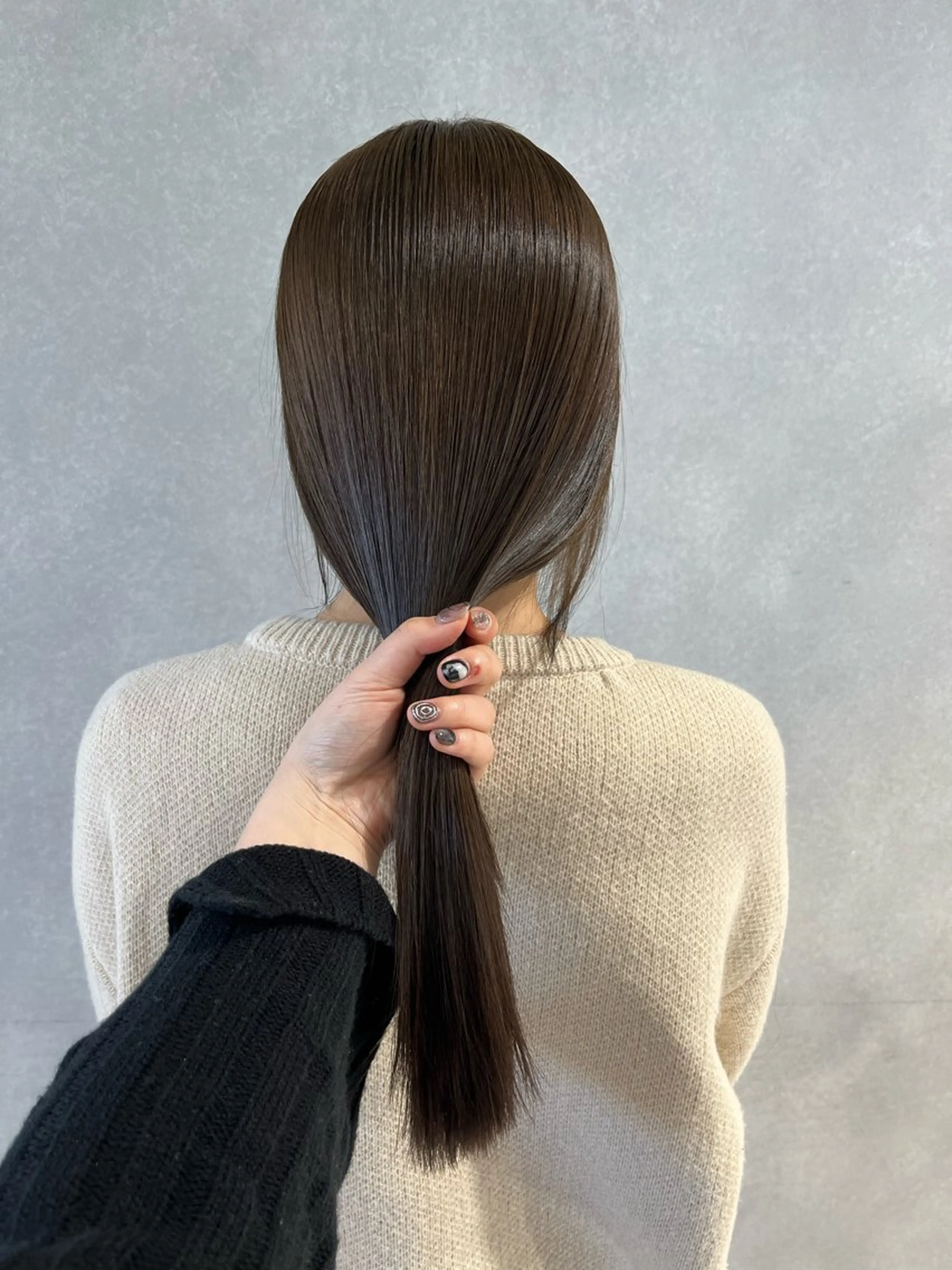 ロング カラー ベージュカラー 透明感カラー オリーブベージュ ヘアカラー YURA【髪質改善 /韓国レイヤー】のヘアスタイル