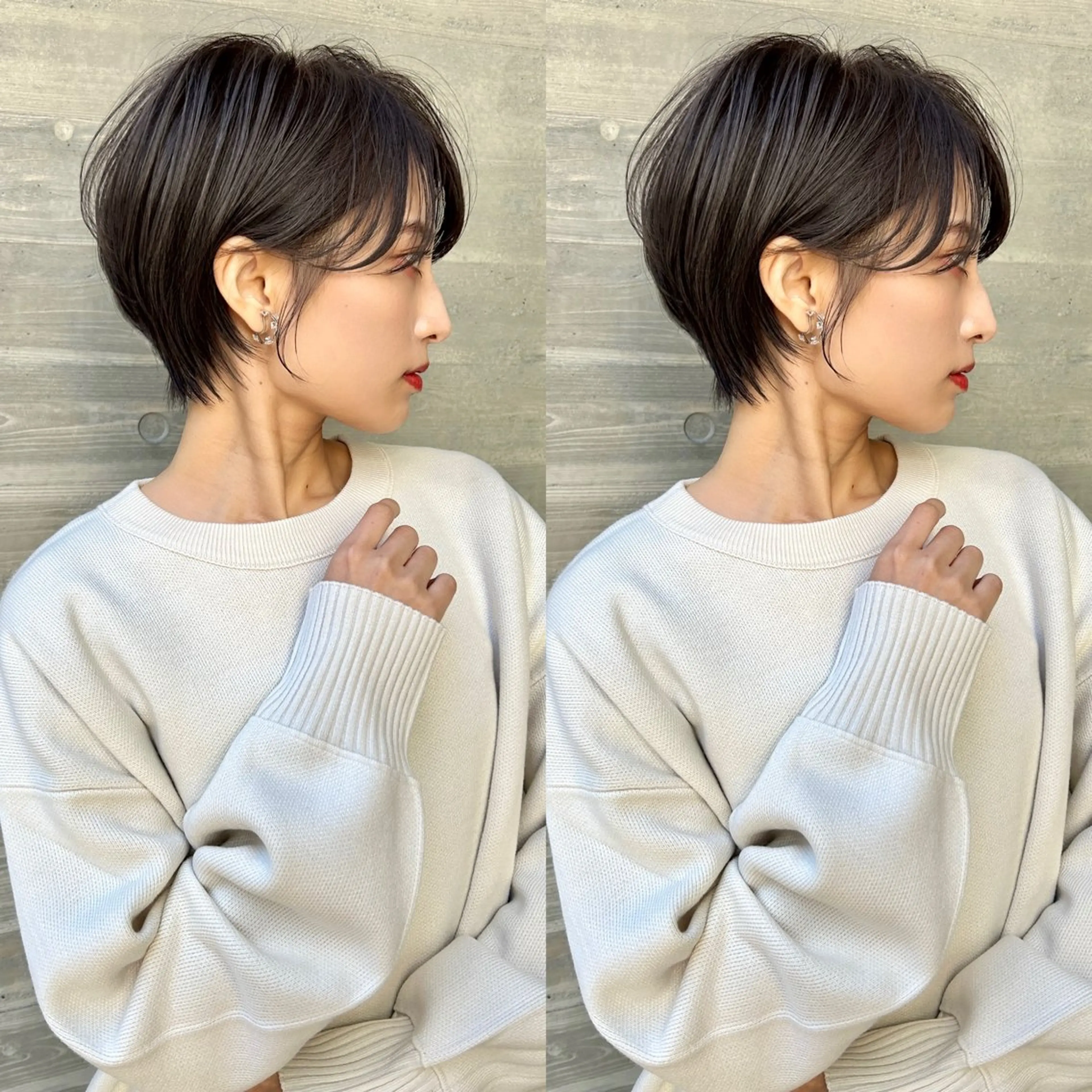 【絶壁・多毛・くせ毛⭕️】ショートでお悩み解決✂️小顔ショートカット⚠️必ずメニュー説明をご覧になってください🙇‍♂️の写真