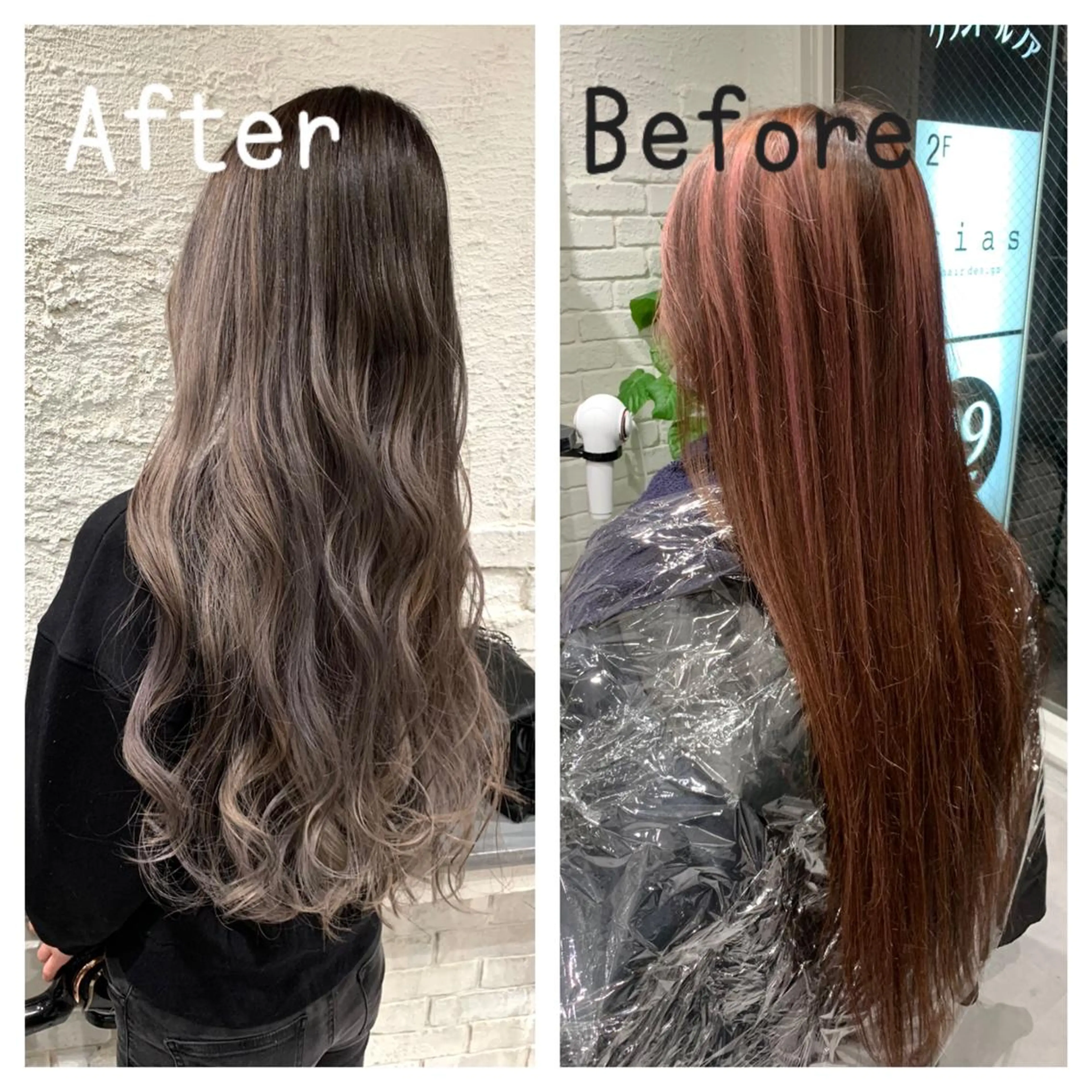 ロング カラー グラデーションカラー シルバー 堀 直人のヘアスタイル