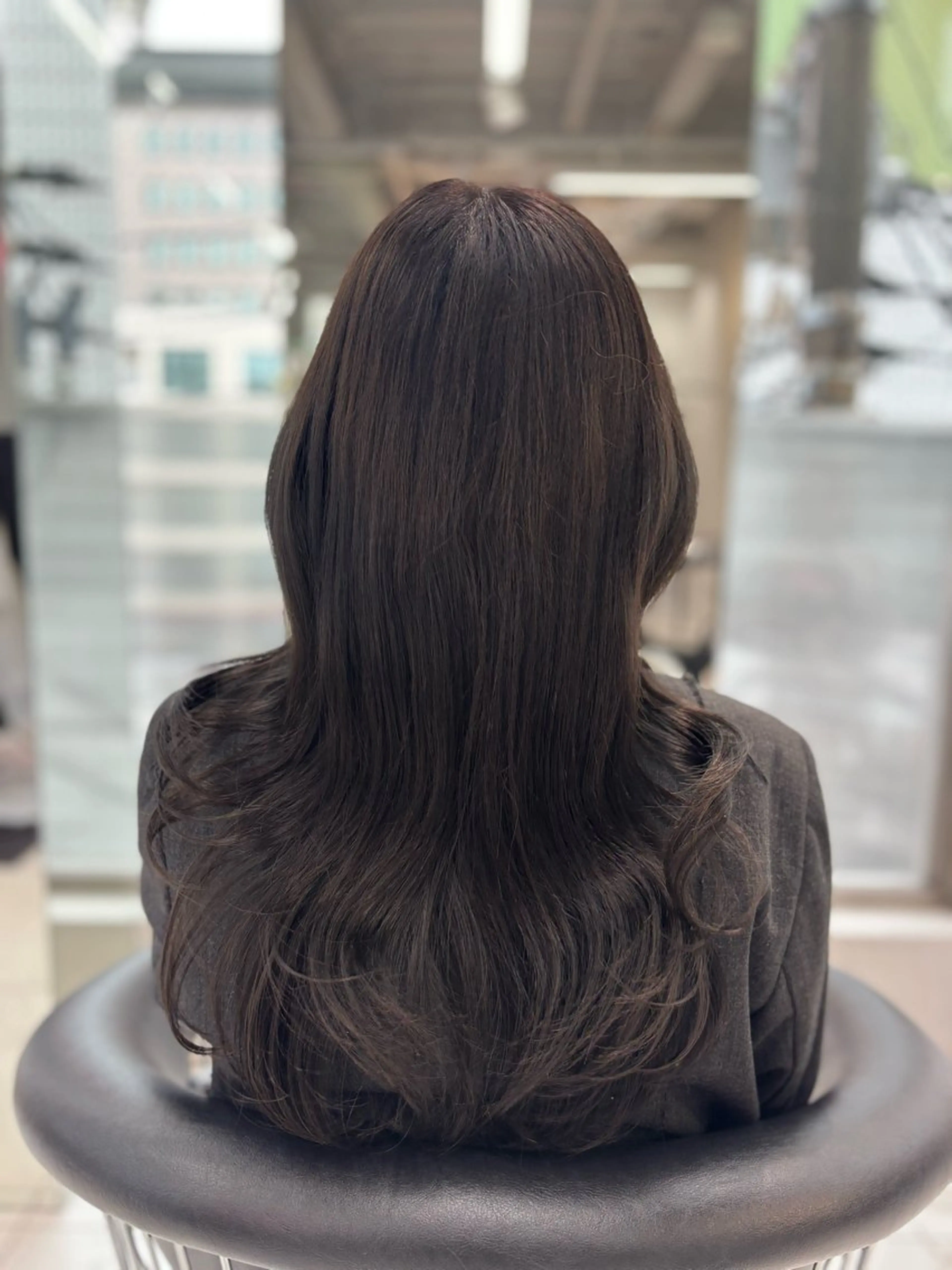 ロング カラー ヘアカラー Sakuraෆ˚* 暗髪×まつパ🖤🥀のヘアスタイル