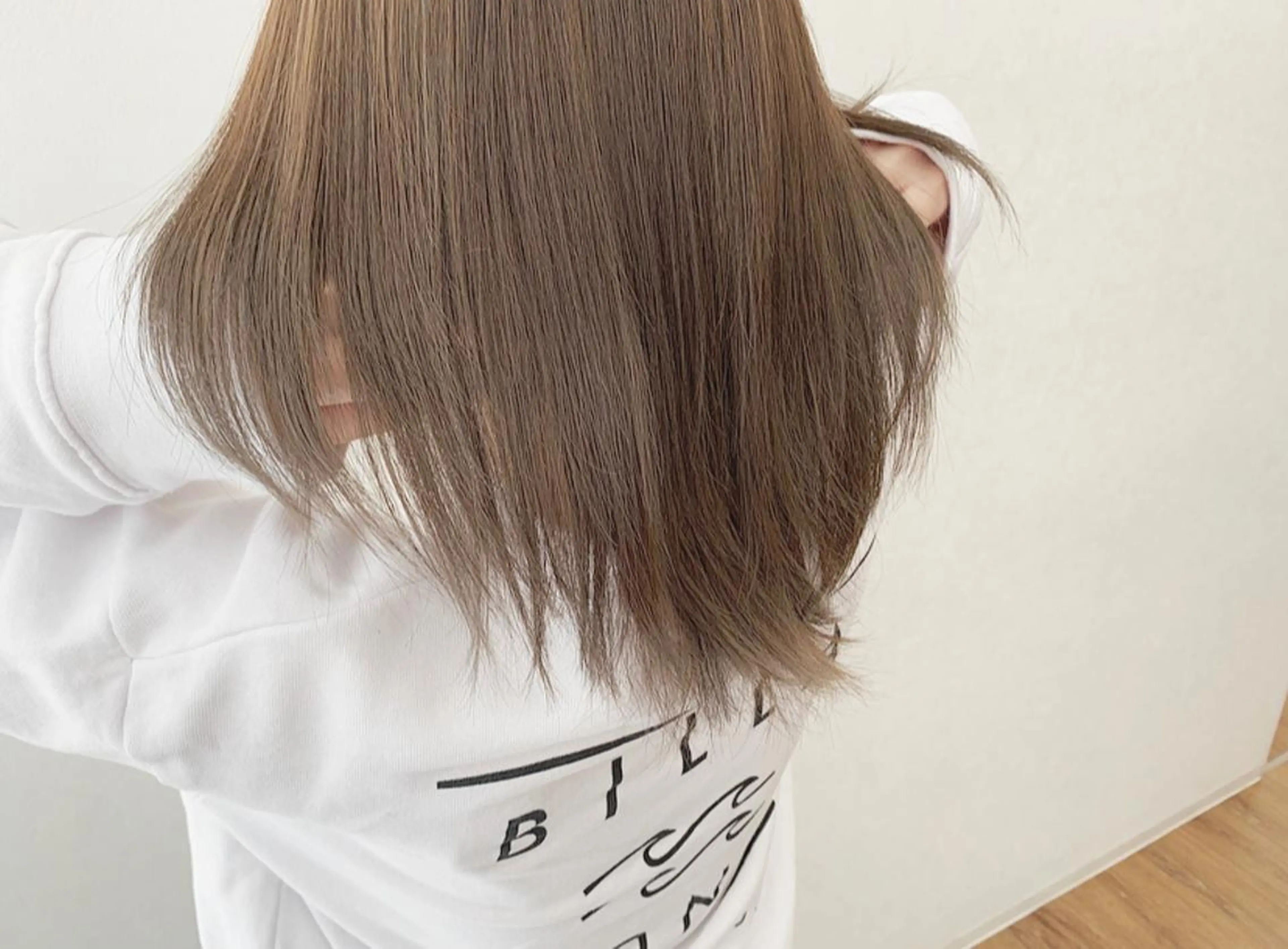 ［ケアブリーチダブルカラー＋さらつやトリートメント14600円］の写真