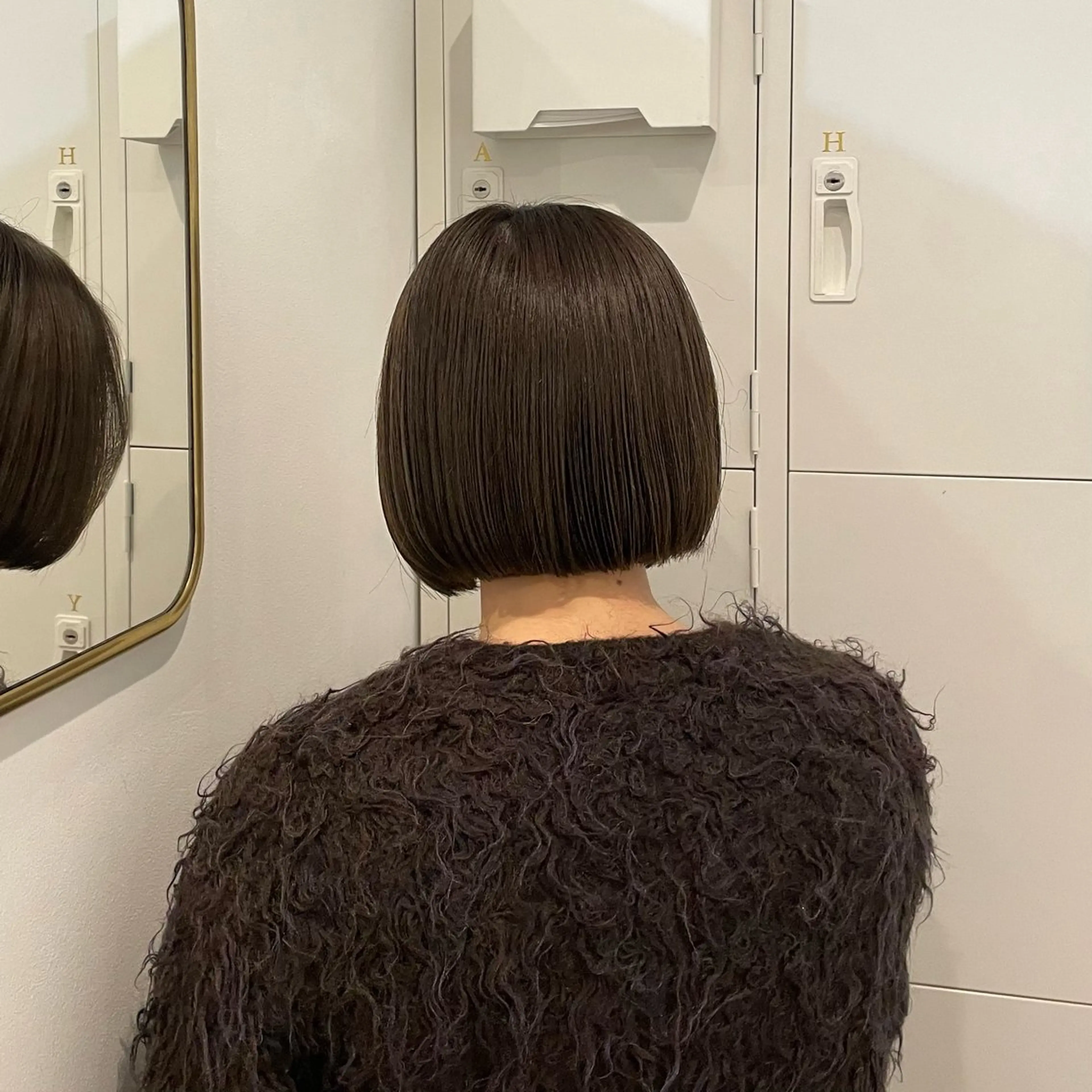 ショート ヘアカラー canon/レイヤー /透明感カラーのヘアスタイル