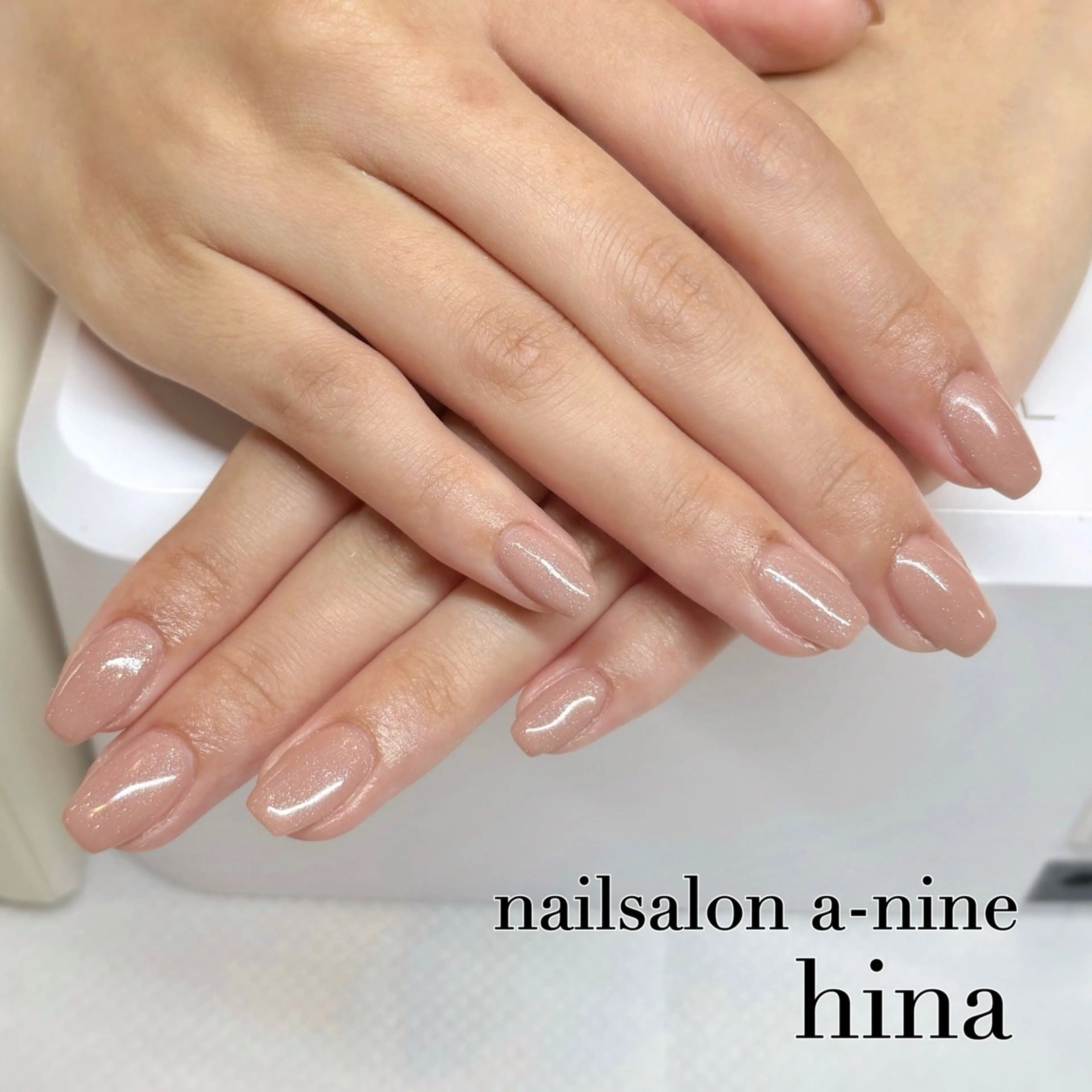 ネイル ワンカラーネイル ネイルサロンエーナイン本店所属・【モデル募集中】 hina🌼のネイルデザイン