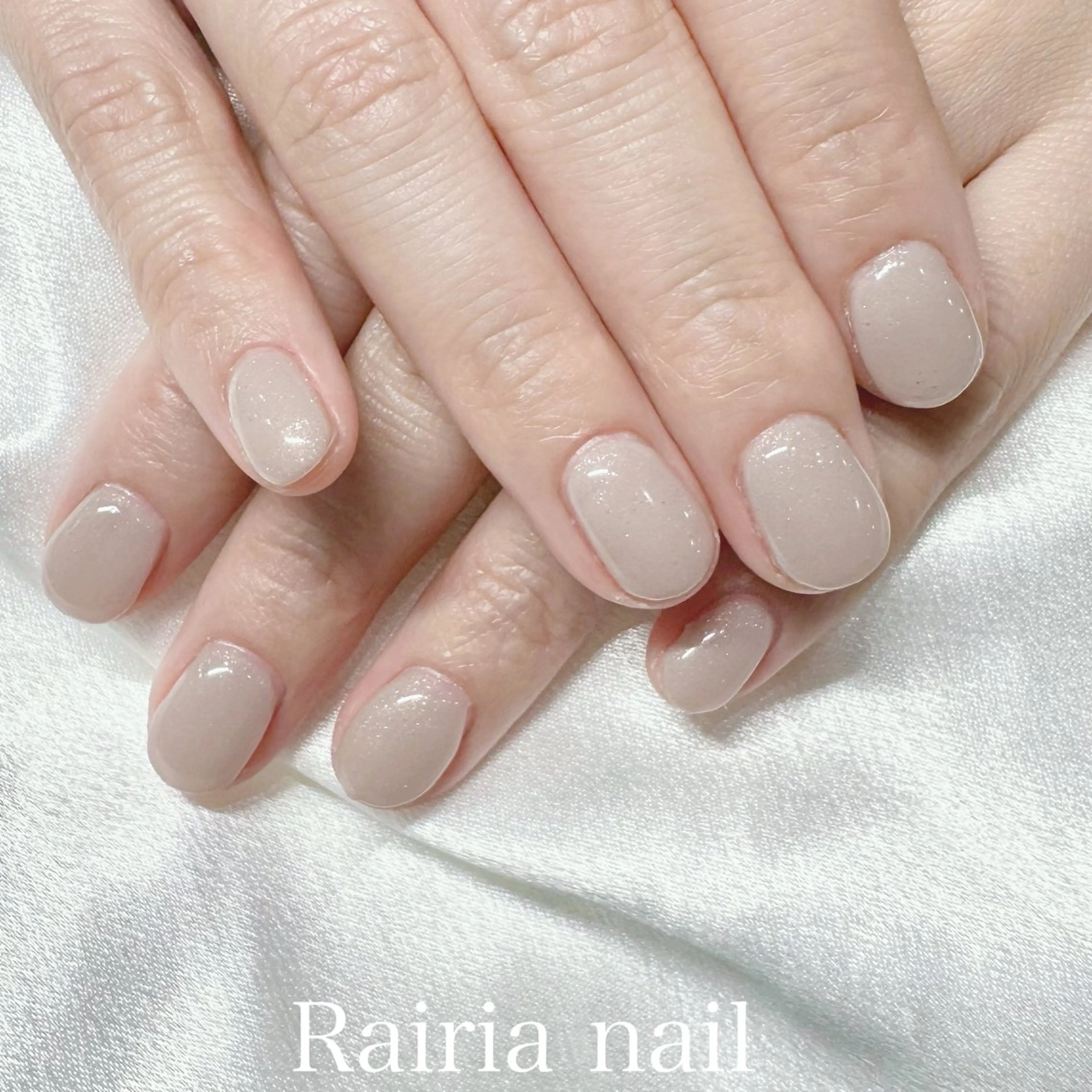 ネイル ジェルネイル ワンカラーネイル パラジェル ハンドネイル Rairia nail所属・ライリアネイル Mikuのネイルデザイン