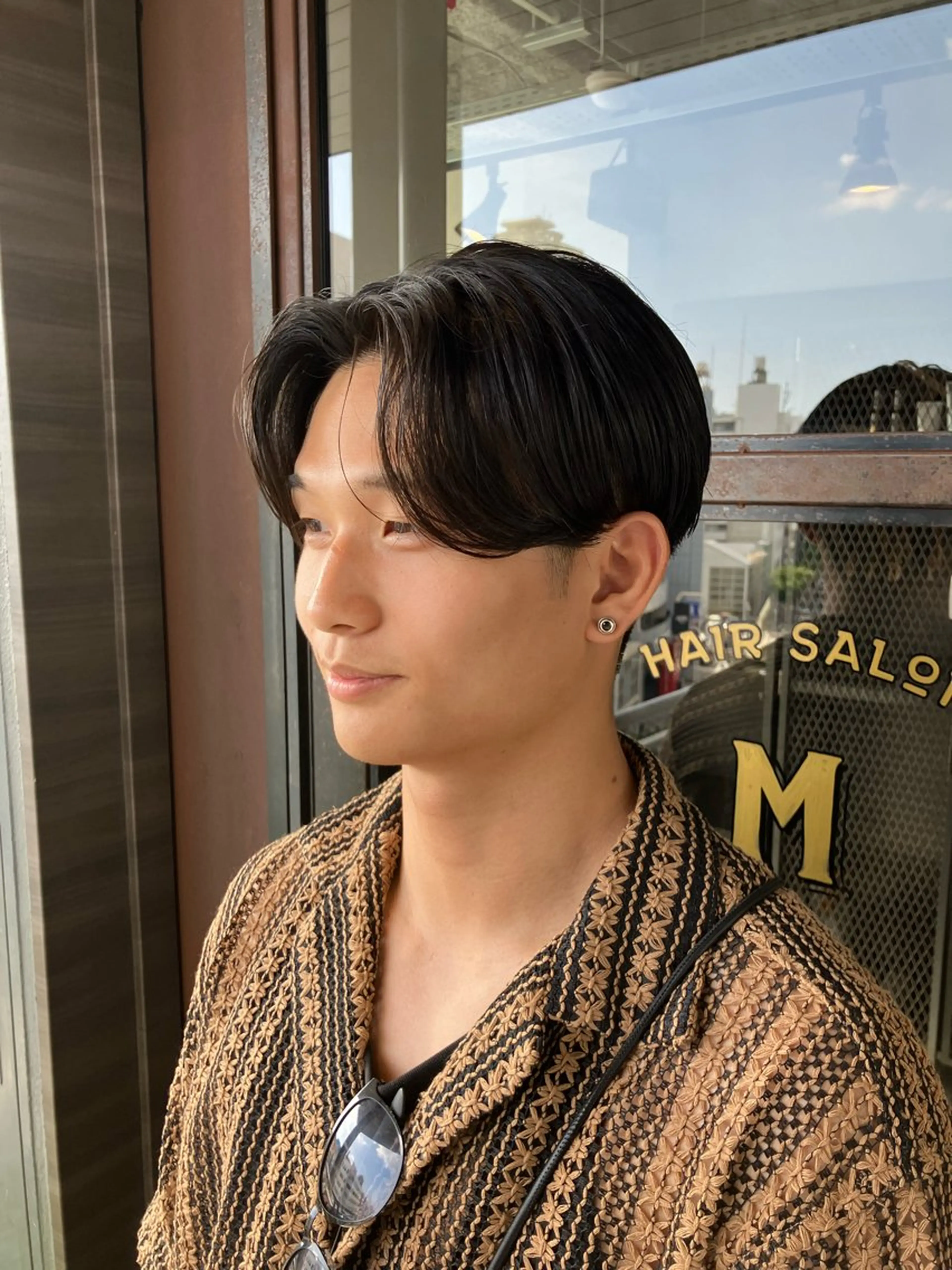 men's cut+colorの写真