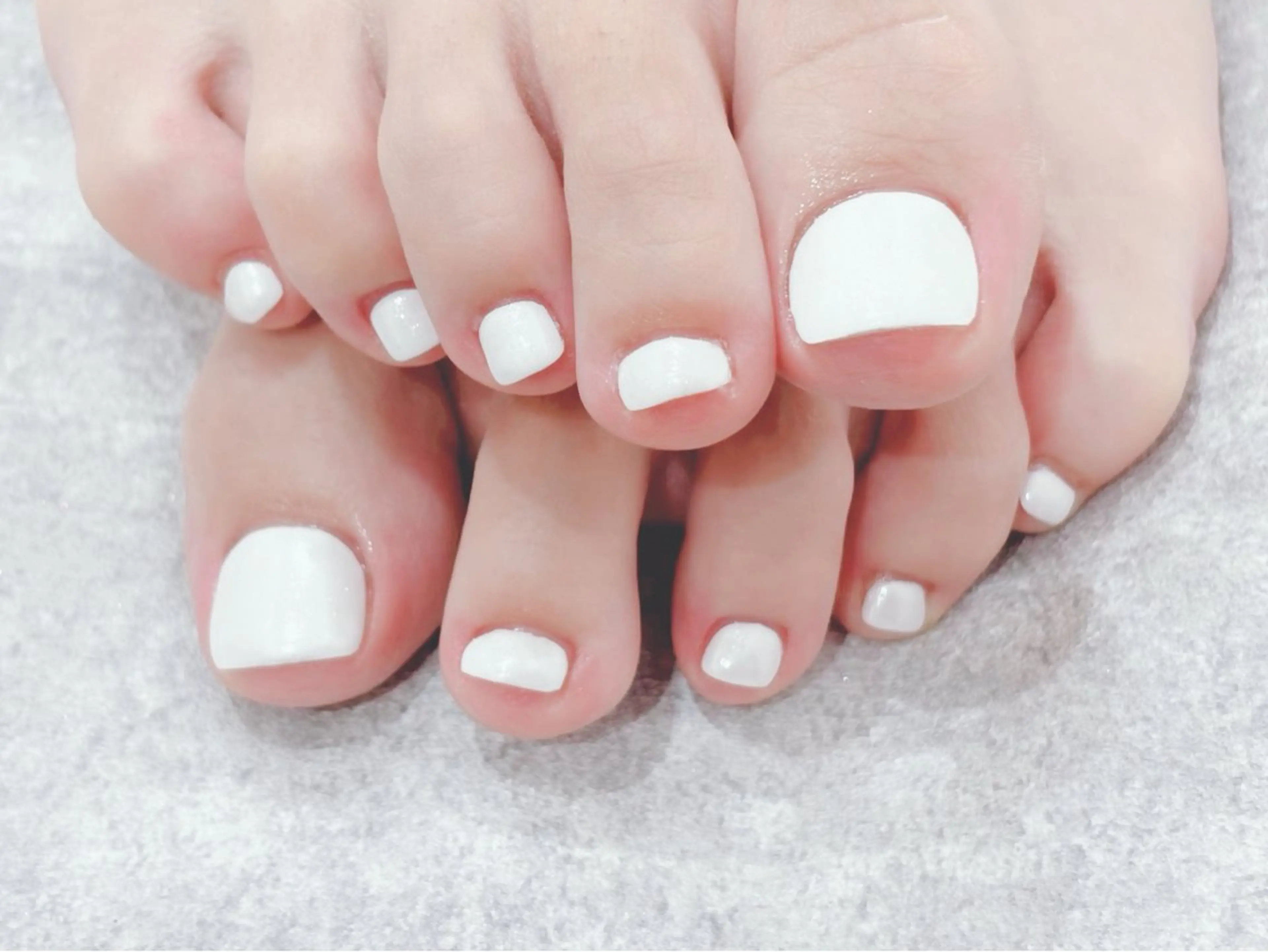 【foot】ワンカラーの写真