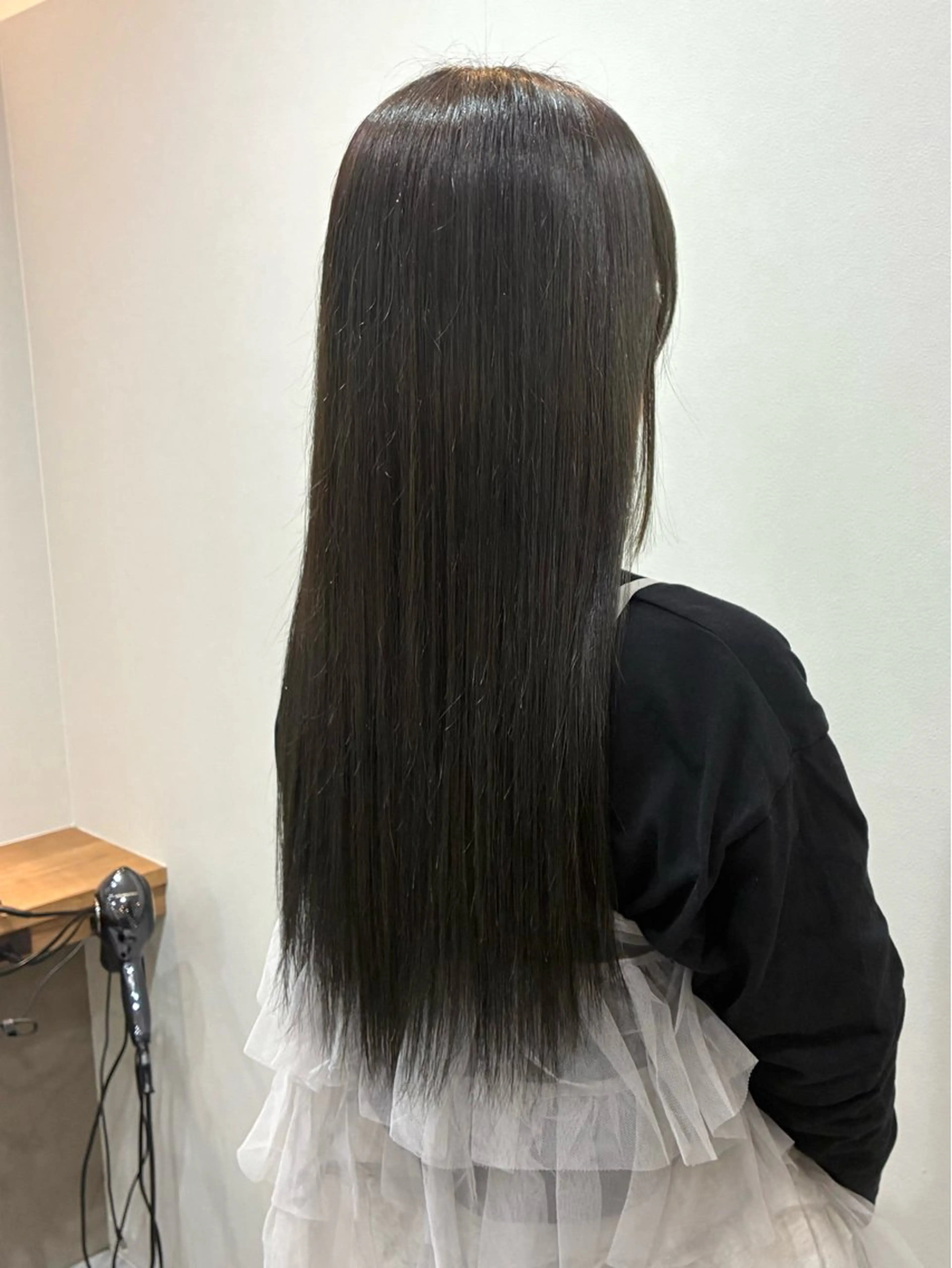 ロング ヘアカラー トリートメント 柴田真衣 /ナチュラル/半個室のヘアスタイル