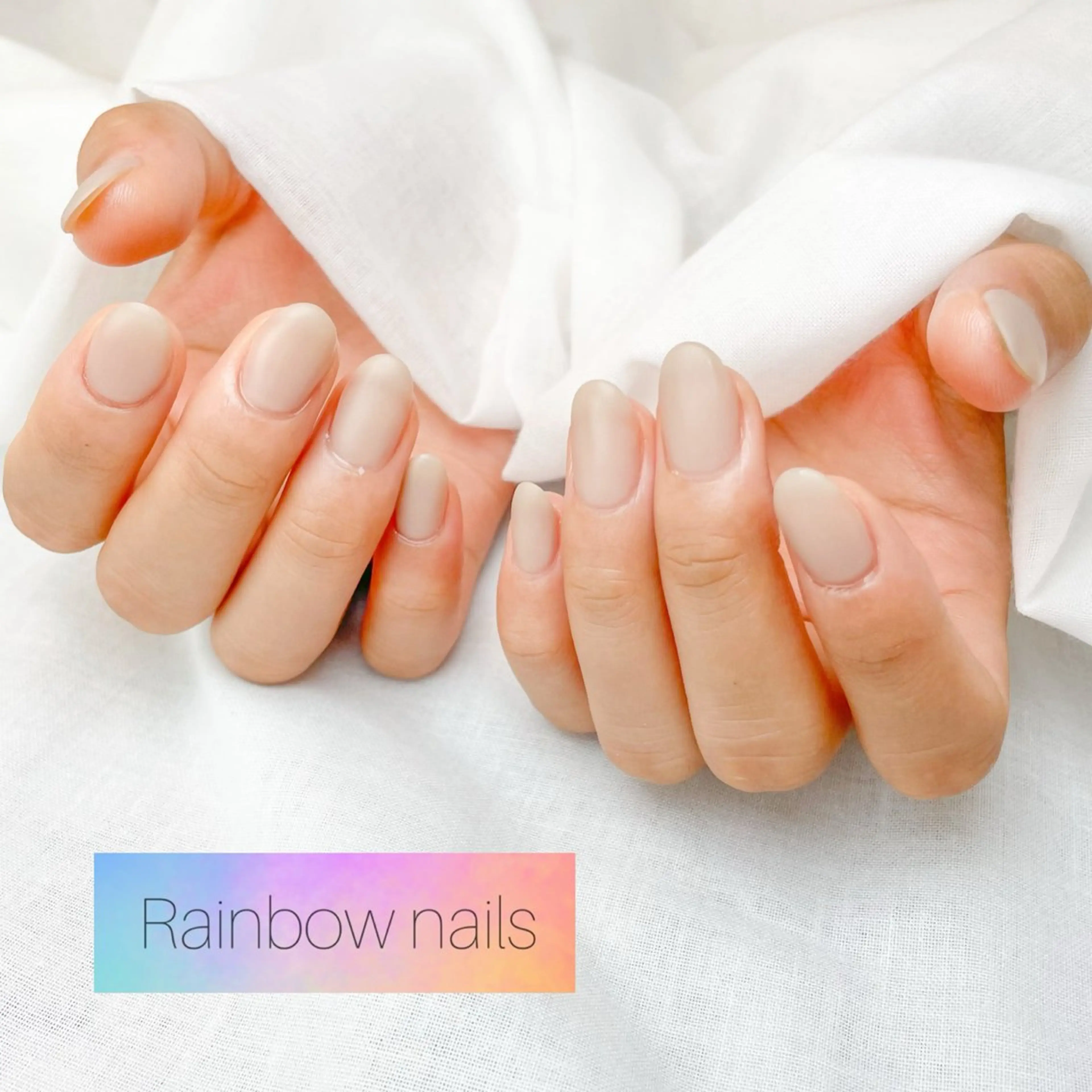 ネイル Rainbow nailsくろちゃんのネイルデザイン