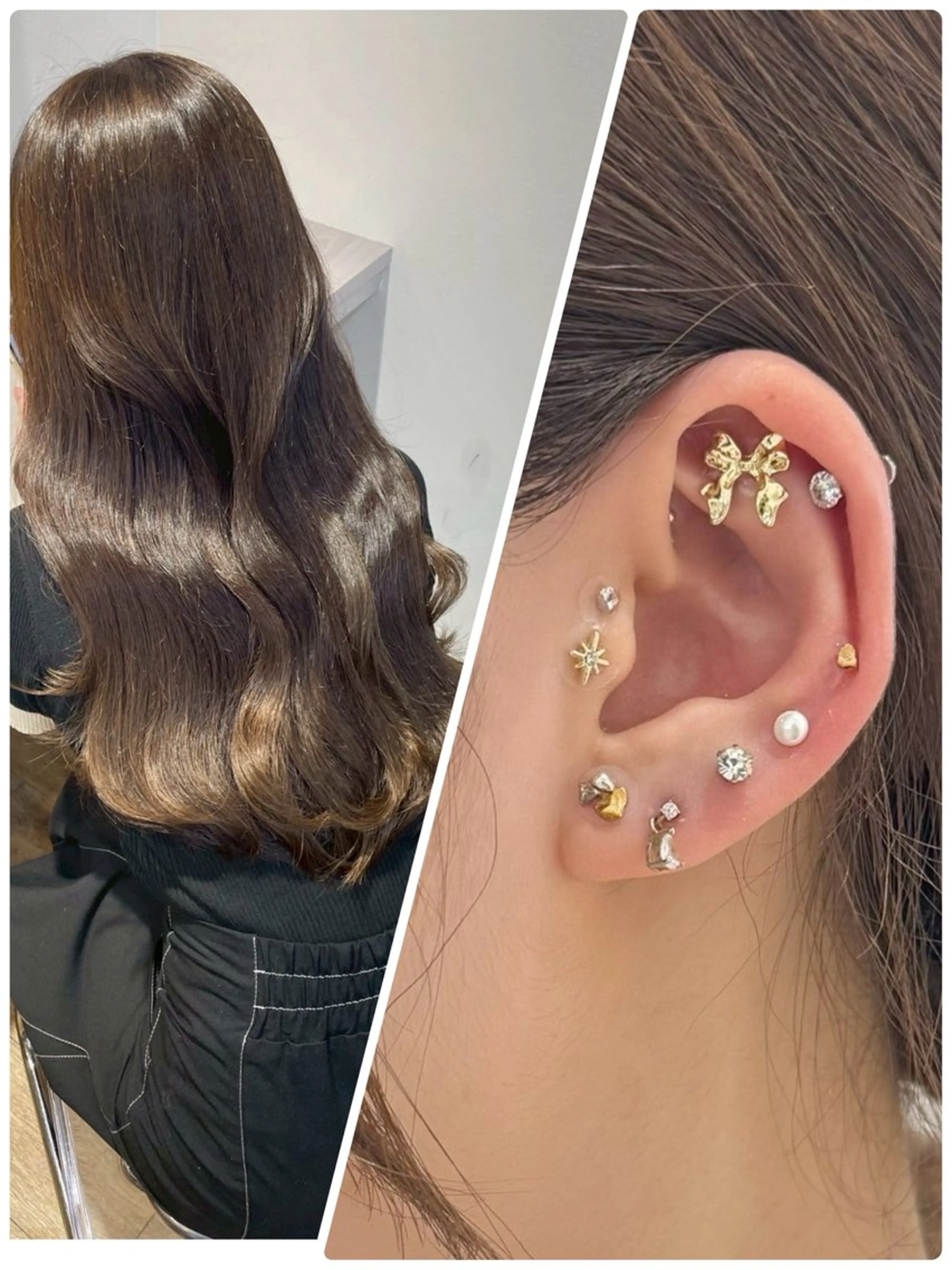 【💎耳ツボjewelry💎】ワンカラー＋選べるオリジナルトリートメント＋耳ツボjewelry✨の写真