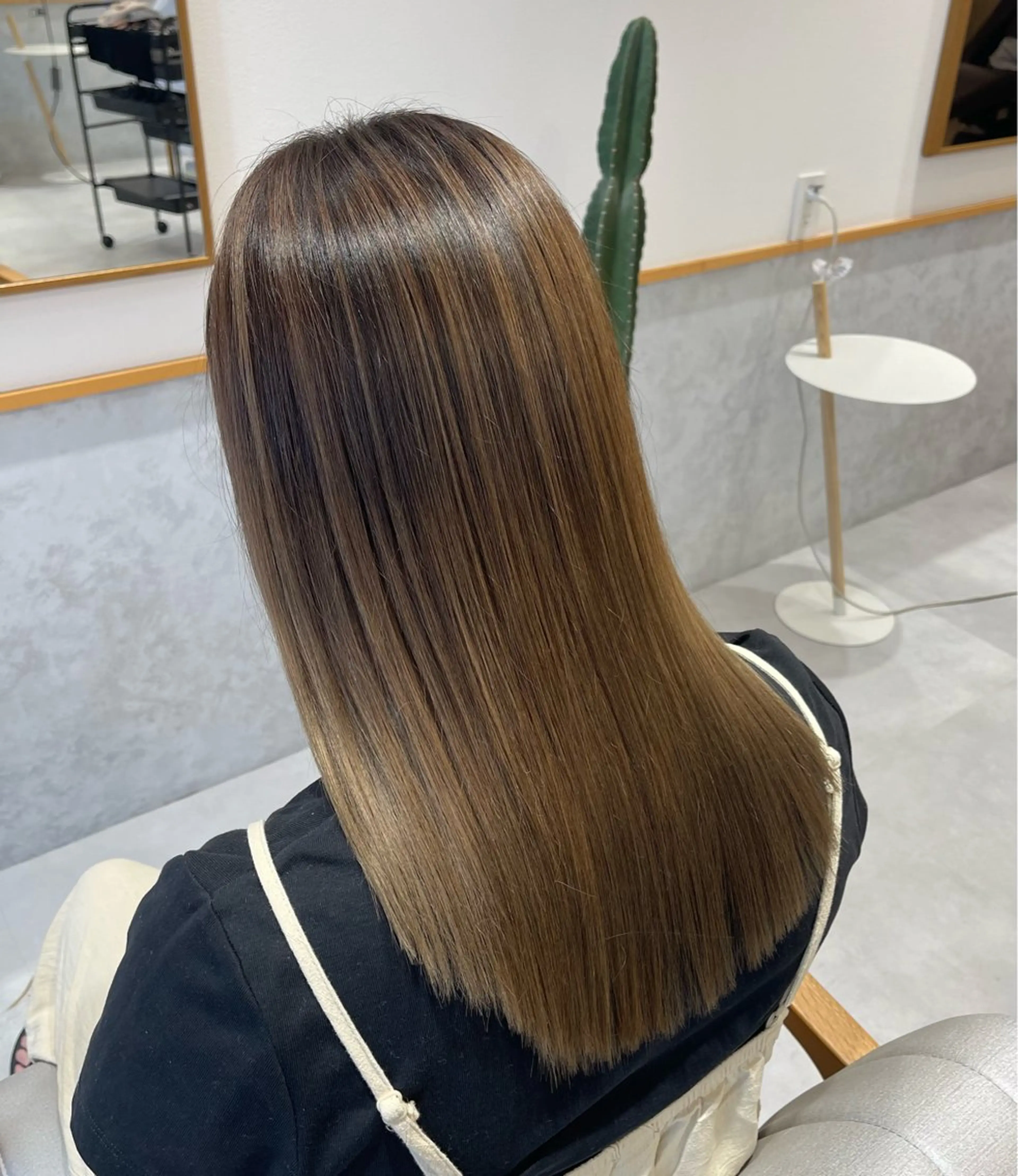 ロング カラー ハイライトカラー ハイライト sonam by lange所属・NAGASHIMA RINAのマツエク・マツパデザイン