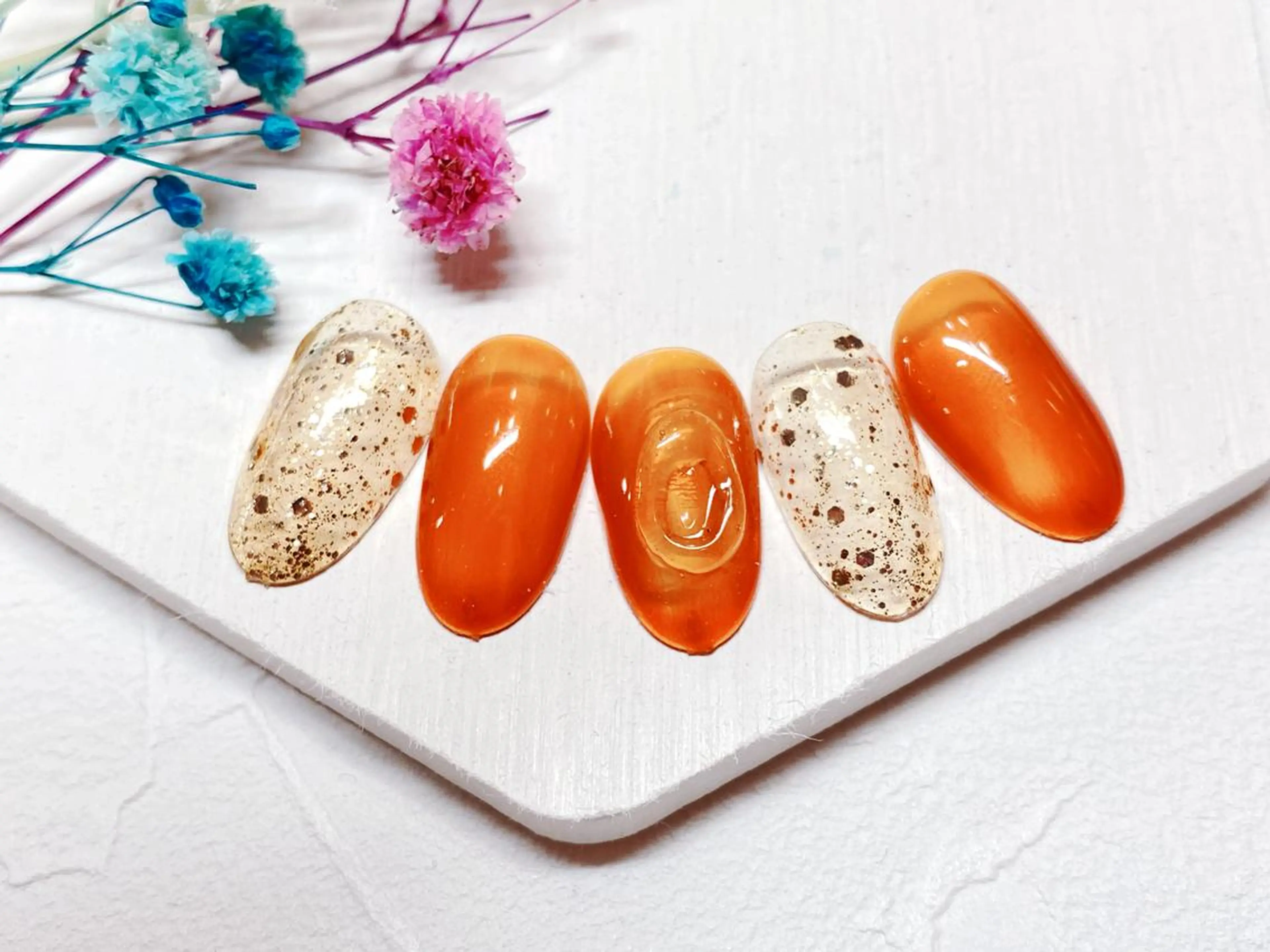 ネイル シンプルネイル ハンドネイル ネイリストYuri シェルウェリナ船橋のネイルデザイン