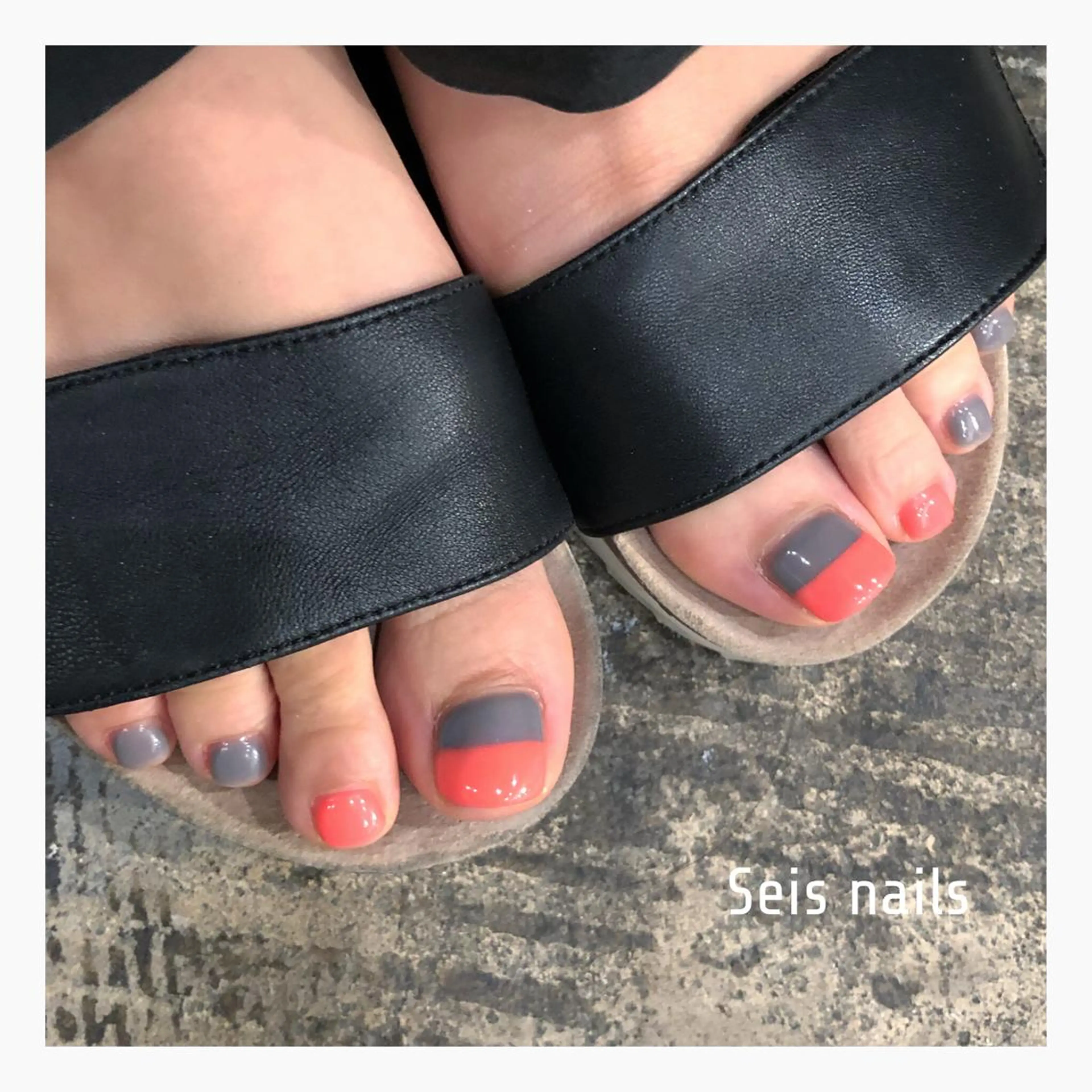 ネイル 成人式 フットネイル メンズネイル Seis Shihoのネイルデザイン