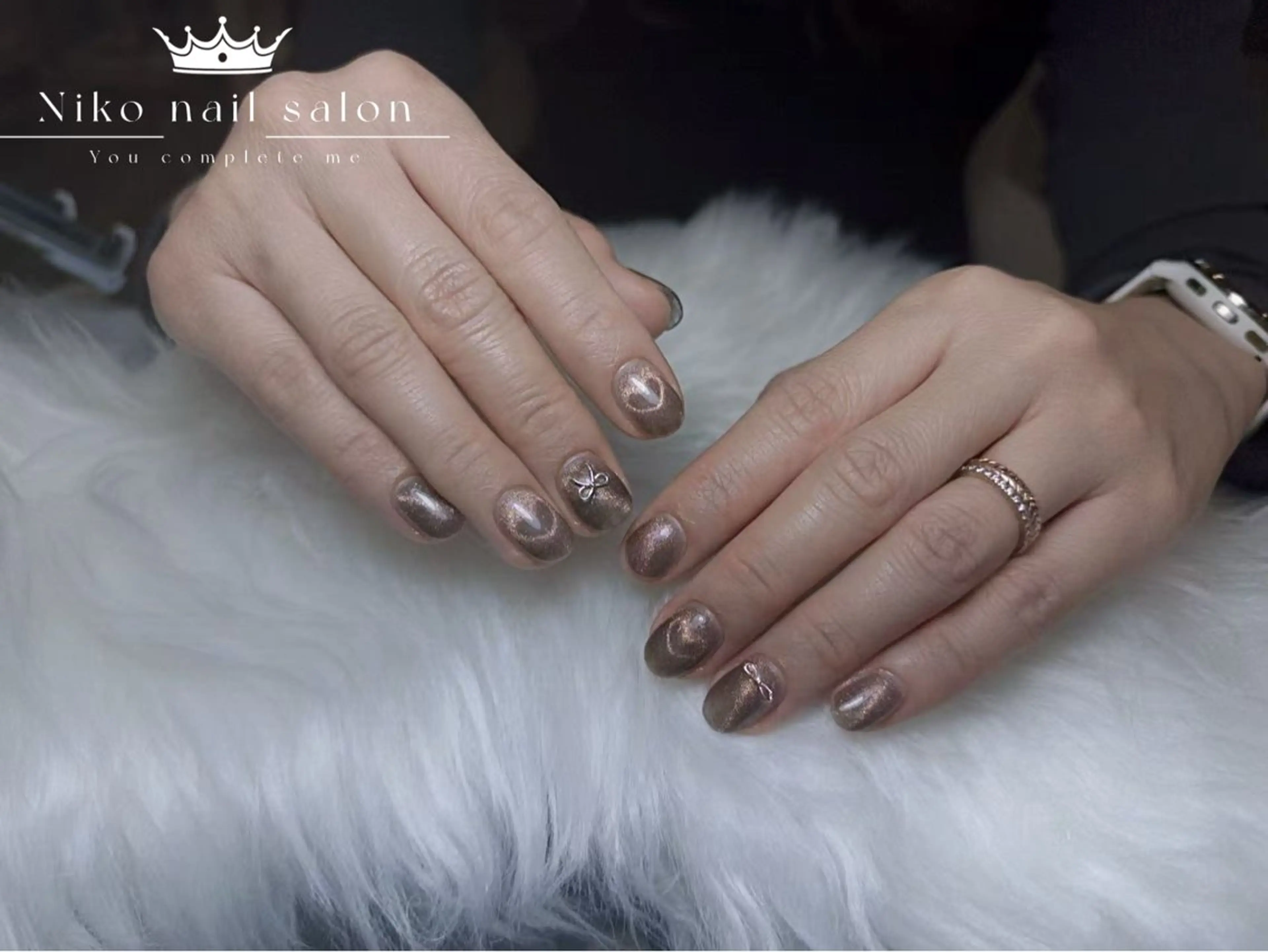 ネイル チークネイル フットネイル フレンチネイル ジェルネイル ガラスフレンチ 柚子 Nikoのネイルデザイン