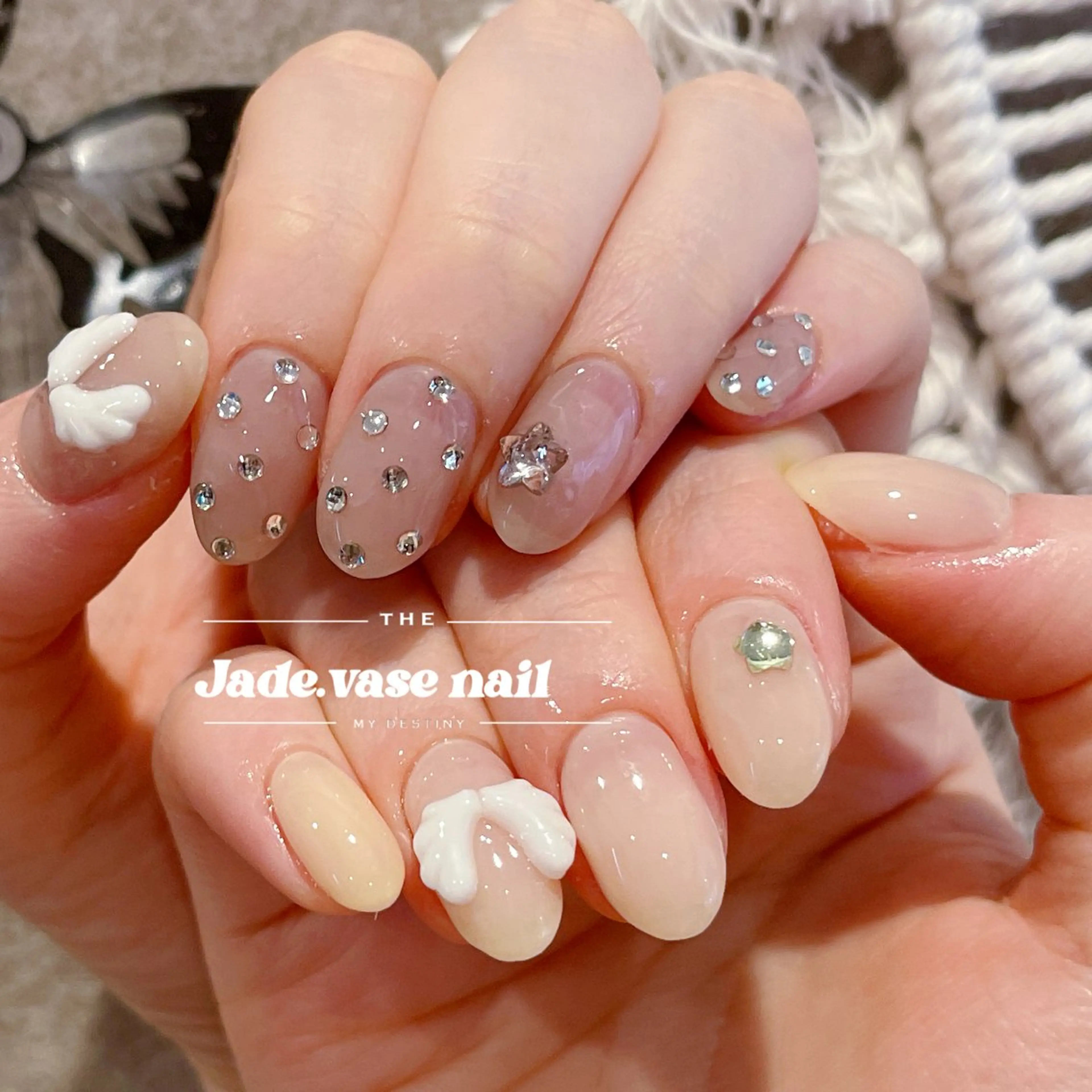 ネイル ハンドネイル ハンドケア ✰Jade.vase 銀座一丁目・東銀座のネイルデザイン