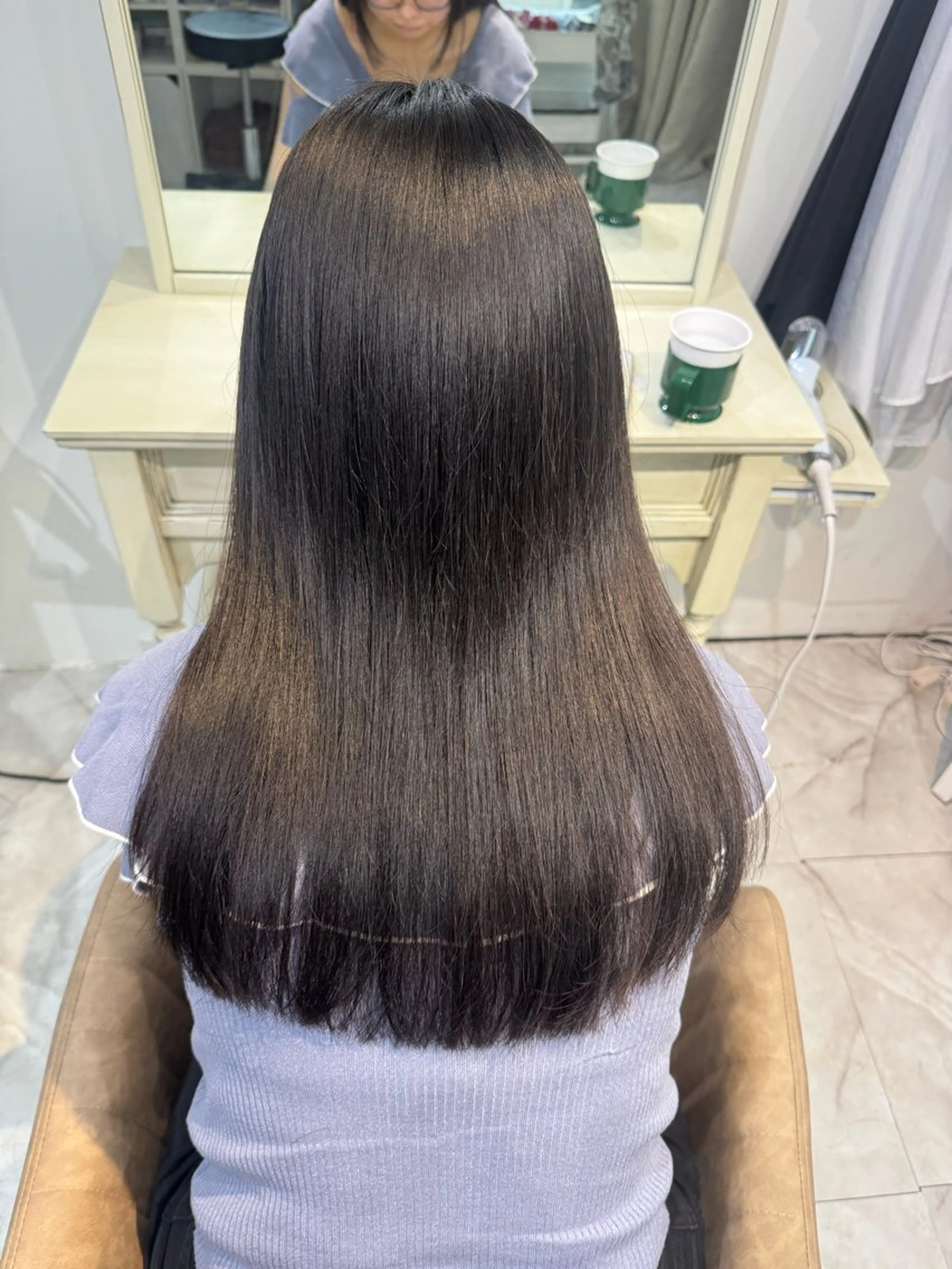 セミロング パーマ 縮毛矯正 トリートメント Fuu.by lupine所属・16日空きあり 🌟misatoのヘアスタイル