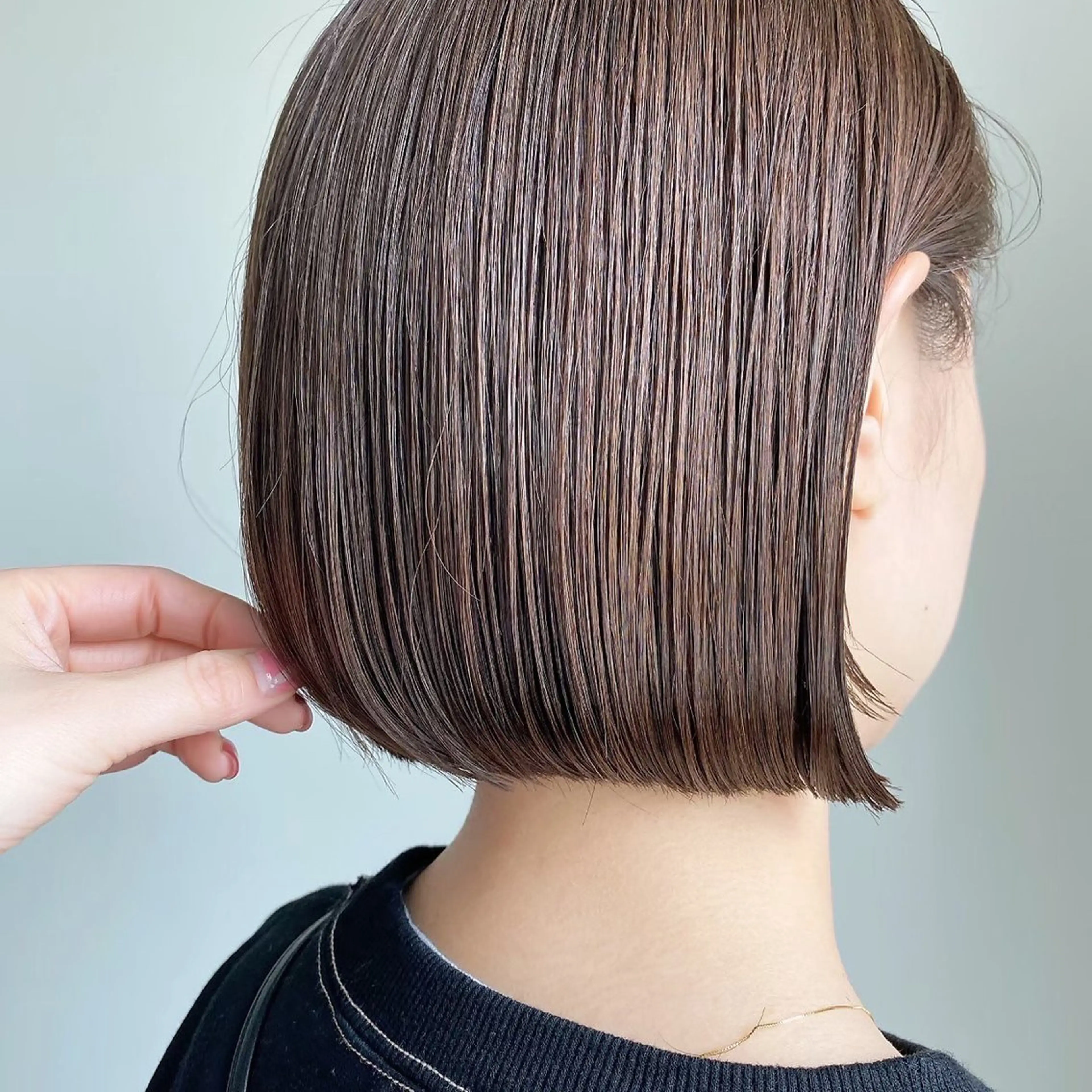 ミディアム ボブ 宮嶋 蓮のヘアスタイル