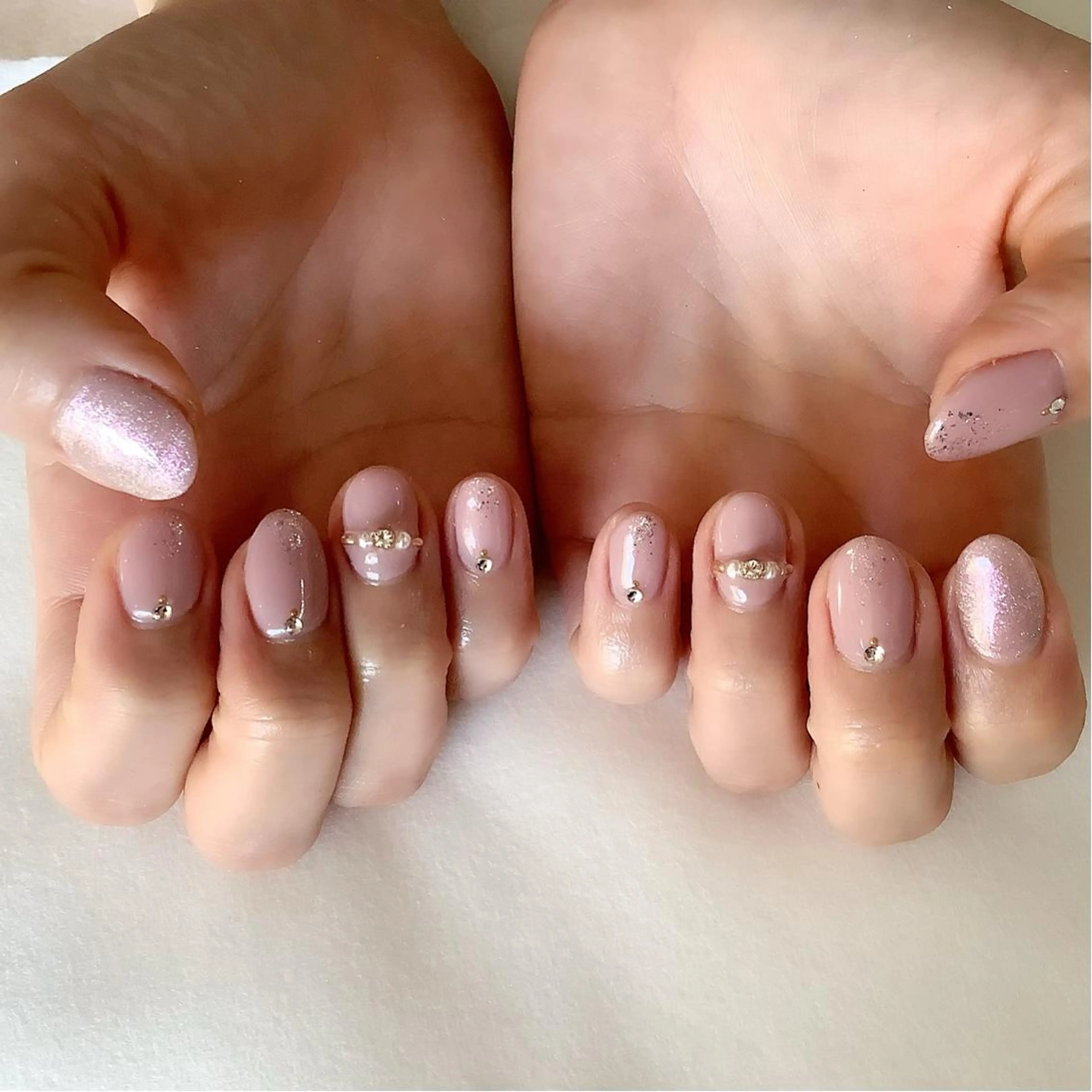 ネイル ハンドネイル 💎🐰 saki. m 🐰💎のネイルデザイン