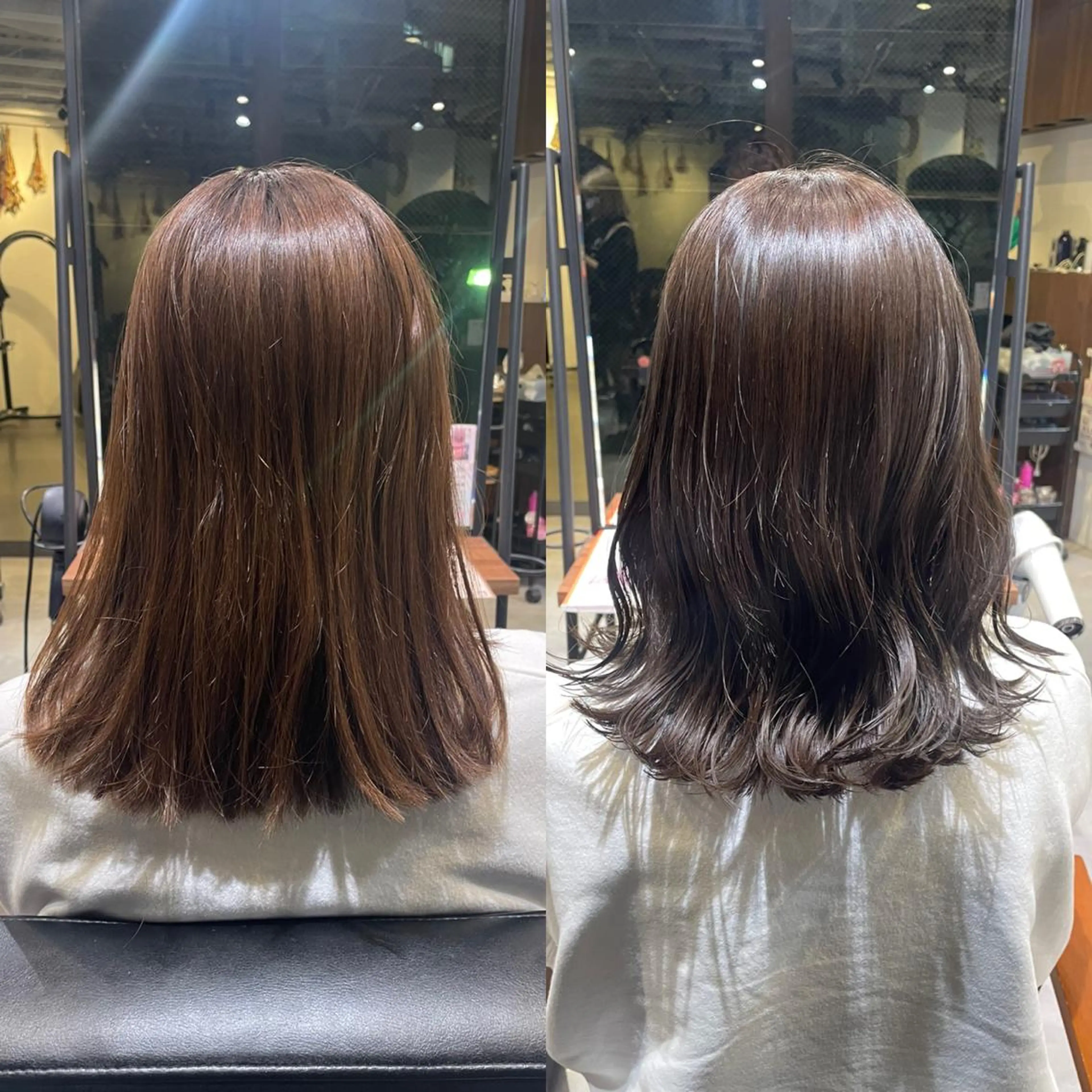 セミロング カラー FORTE表参道所属・🥀武藤 后花🥀のヘアスタイル