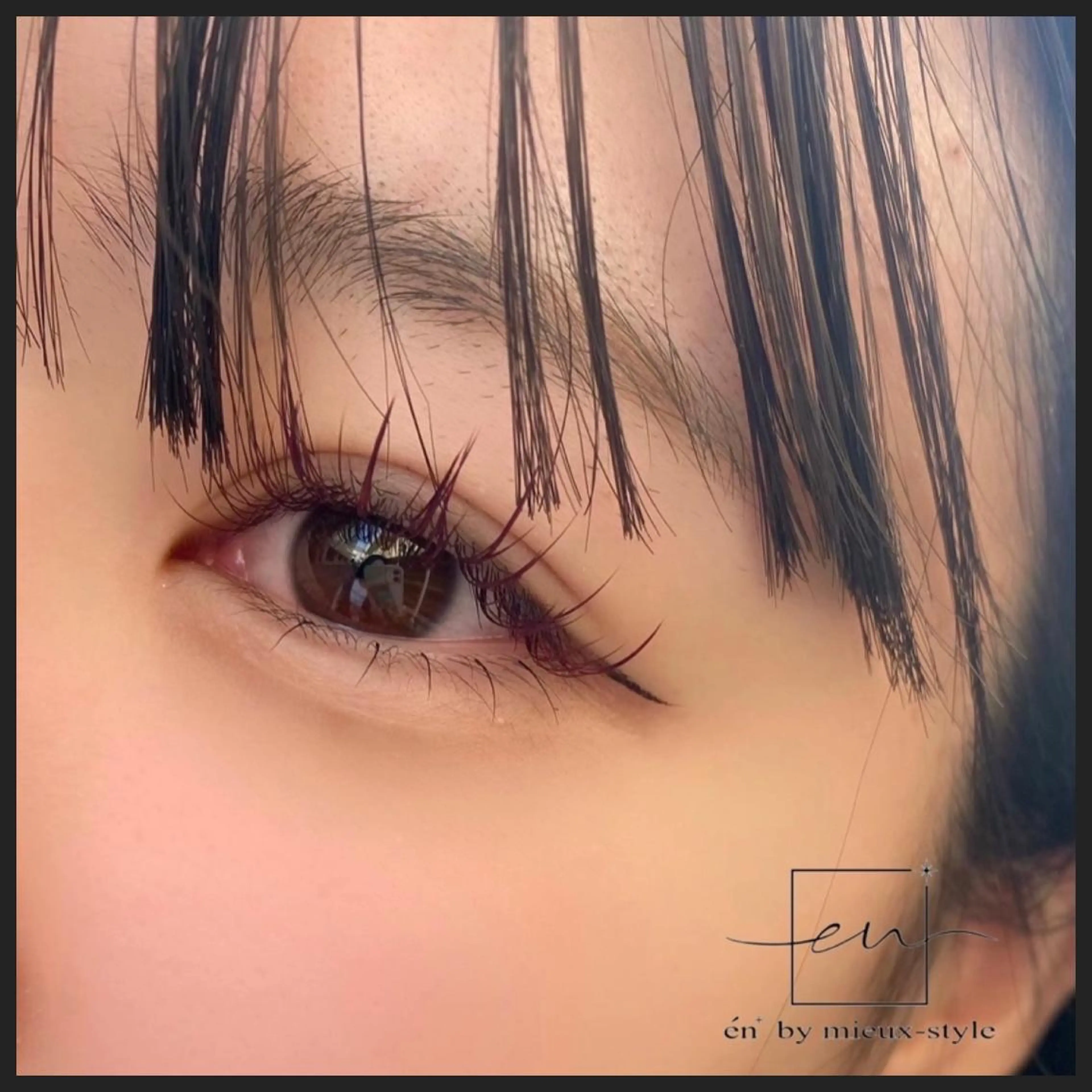 フラットラッシュ100本ナチュラル C or Jカール オフなしの写真