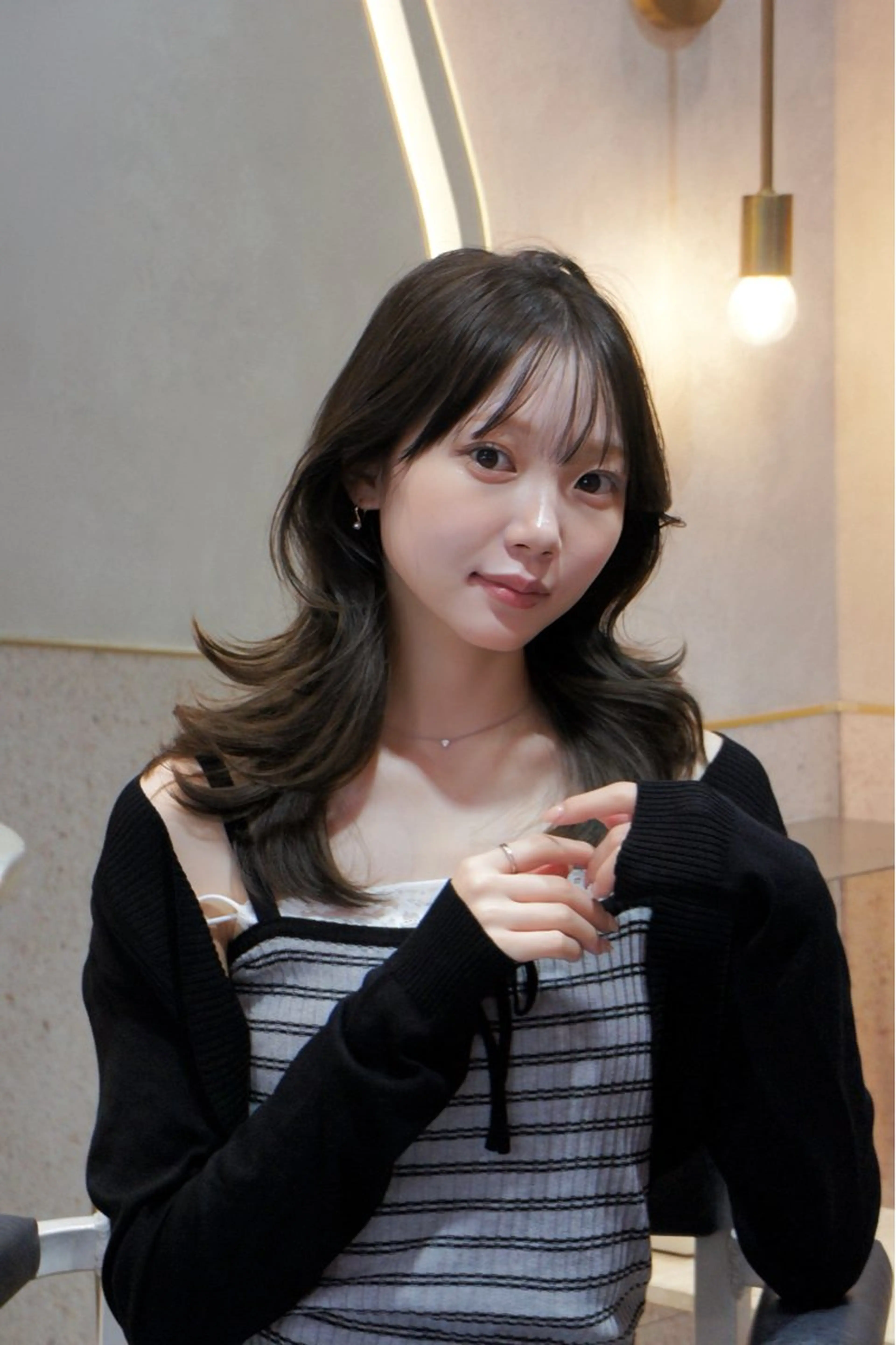 ミディアム 新宿/美髪矯正/ 透明感カラー/たくのヘアスタイル