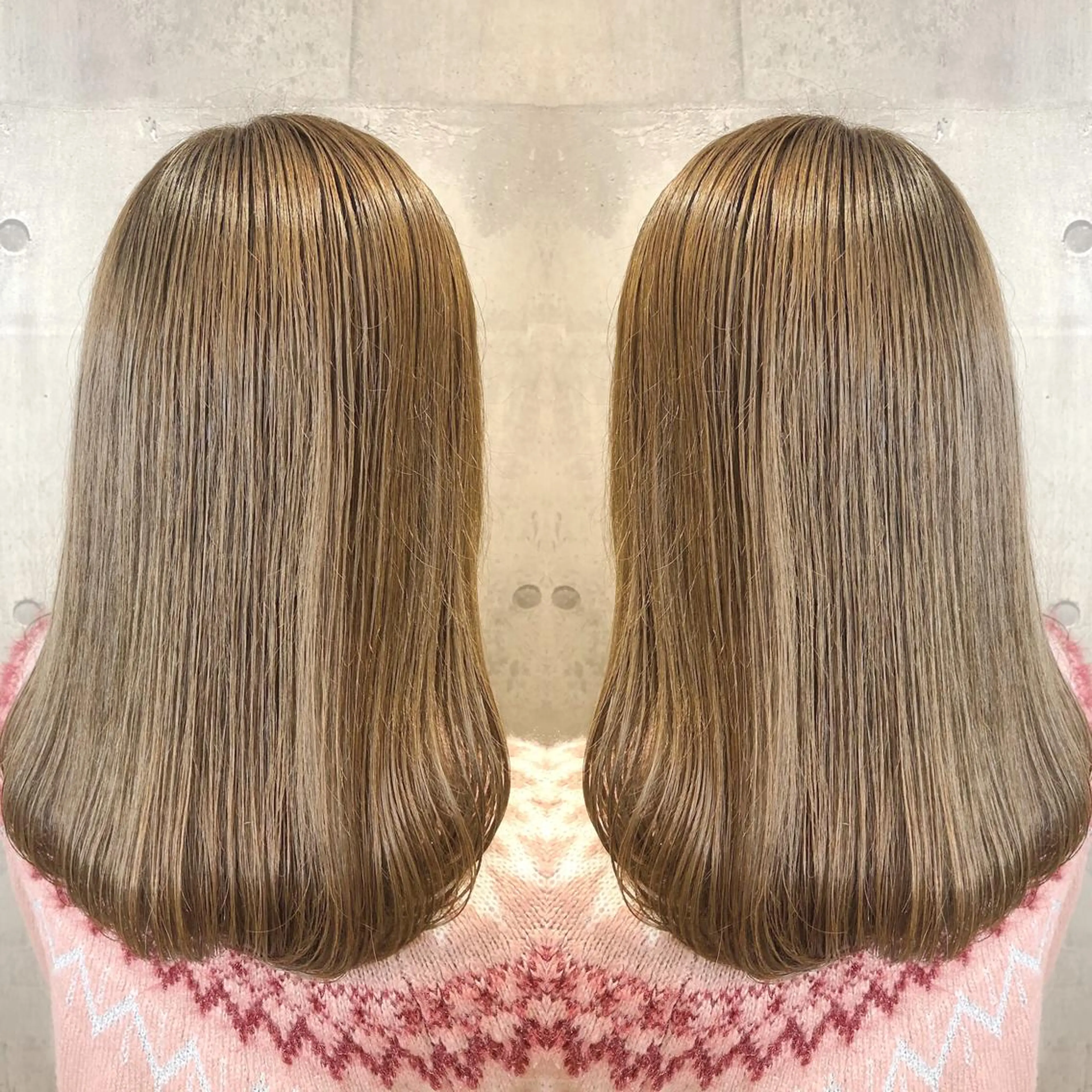 セミロング カラー パーマ ヘアアレンジ メンズ キッズ ネイル マツエク・マツパ ヘアカラー MODEK's西宮店 マネージャー神道有基のヘアスタイル