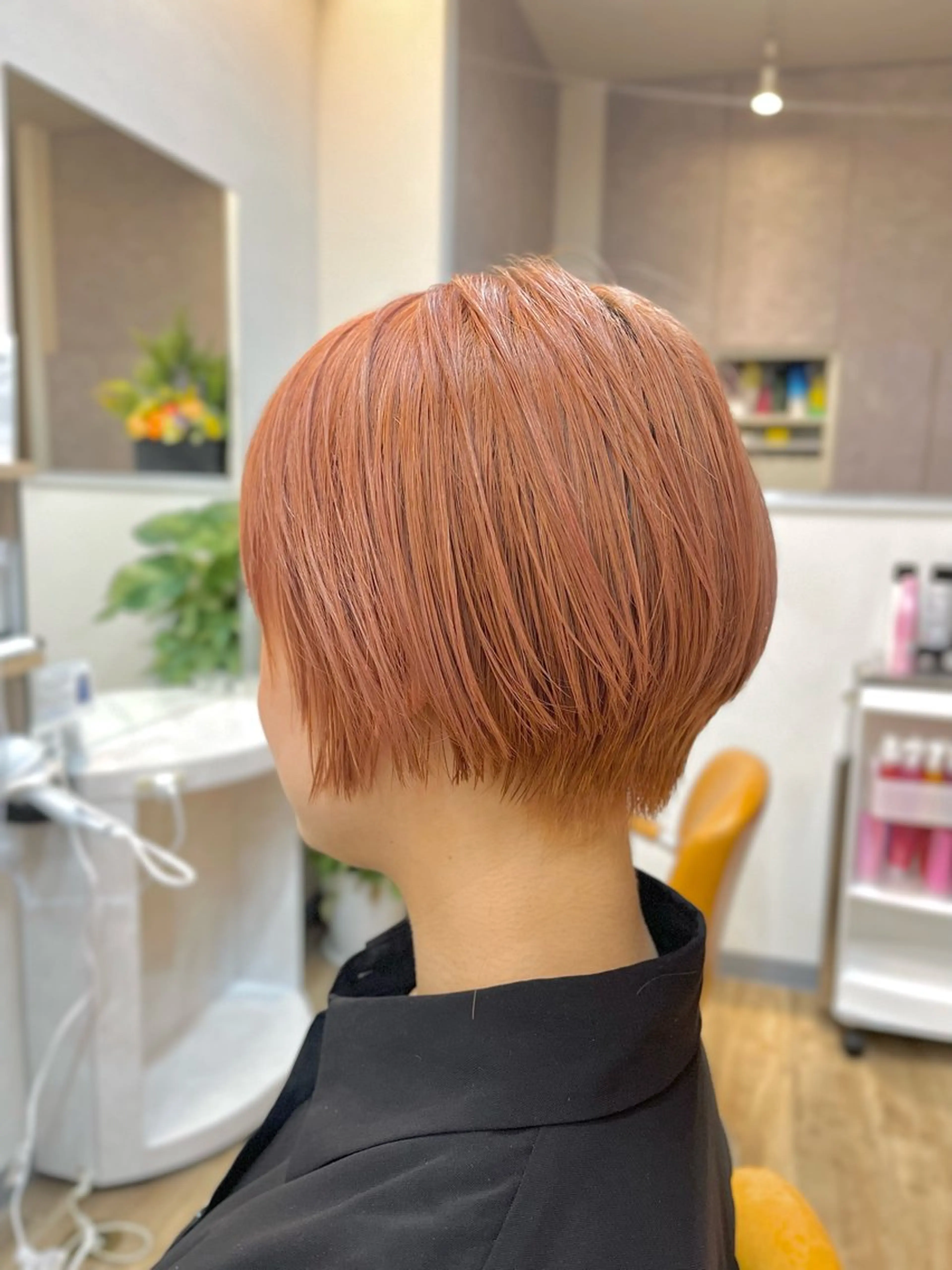 ショート コテ巻きパーマ/韓国 パーマ/佐野のヘアスタイル