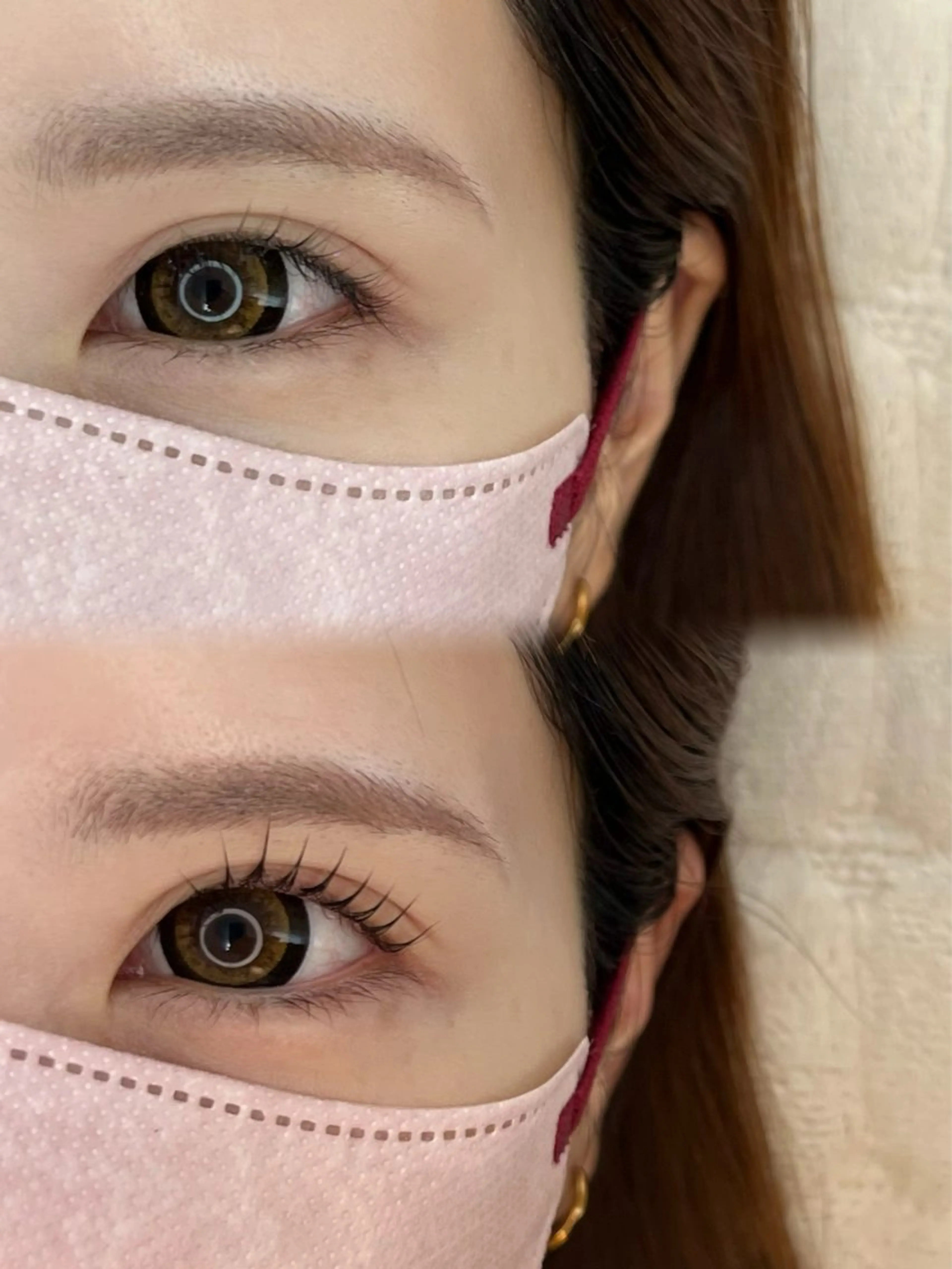 マツエク・マツパ 一重×まつ毛パーマ 望月 菜奈のマツエク・マツパデザイン