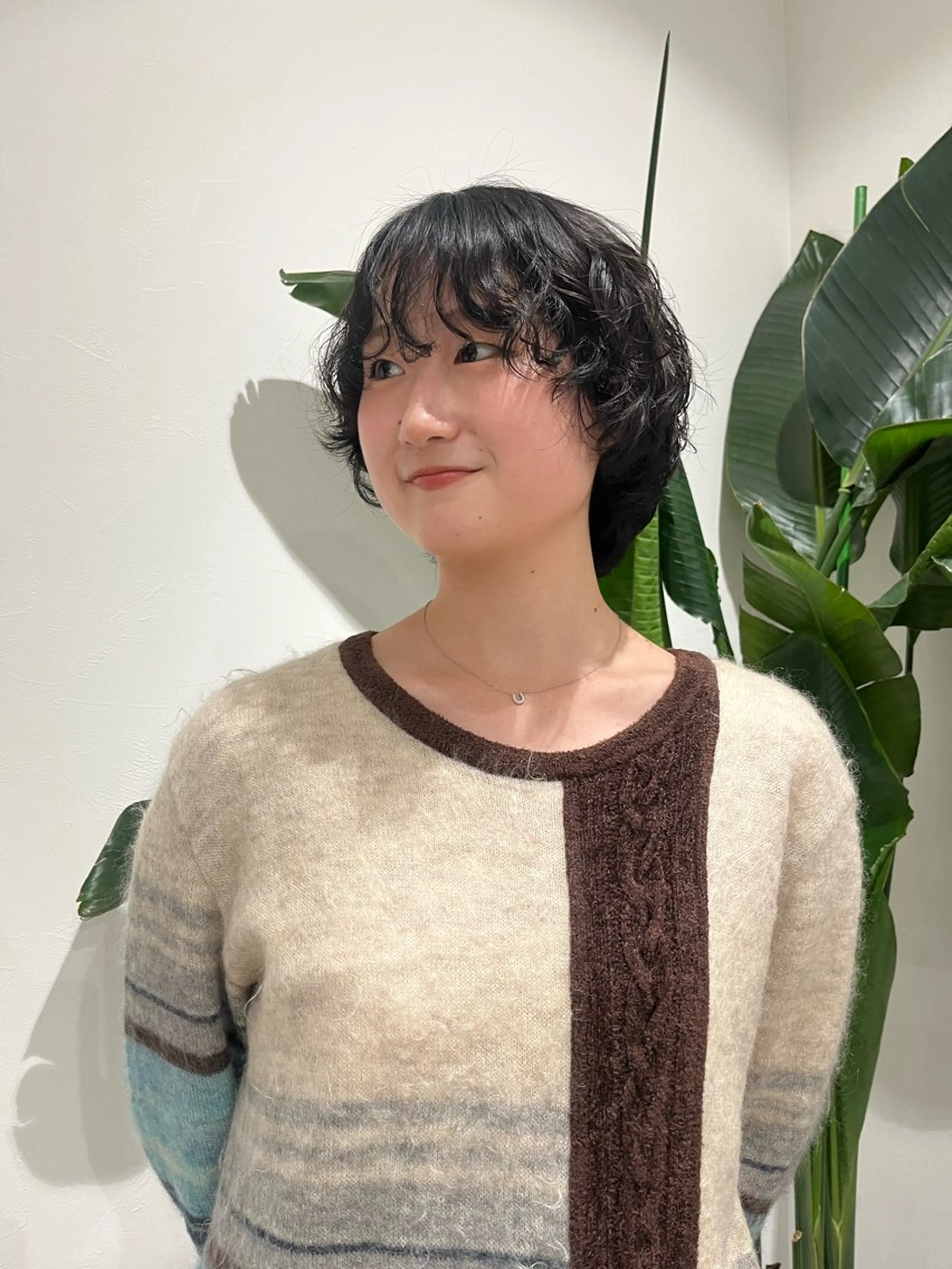 ショート カラー パーマ 原口 桃歌のヘアスタイル