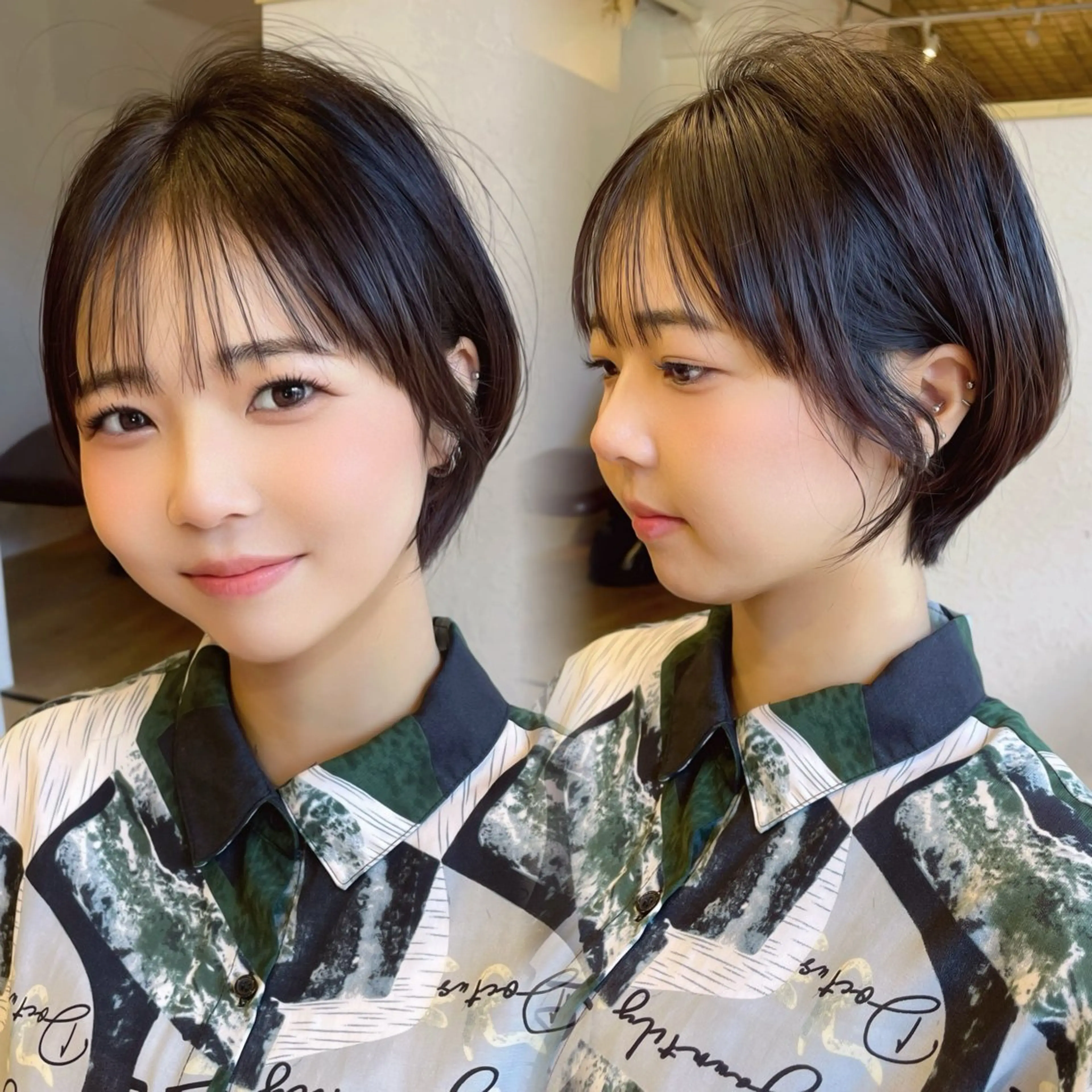 ショート ショートヘア カット トリートメント 似合わせカット/ 顔周りカット/まりなのヘアスタイル