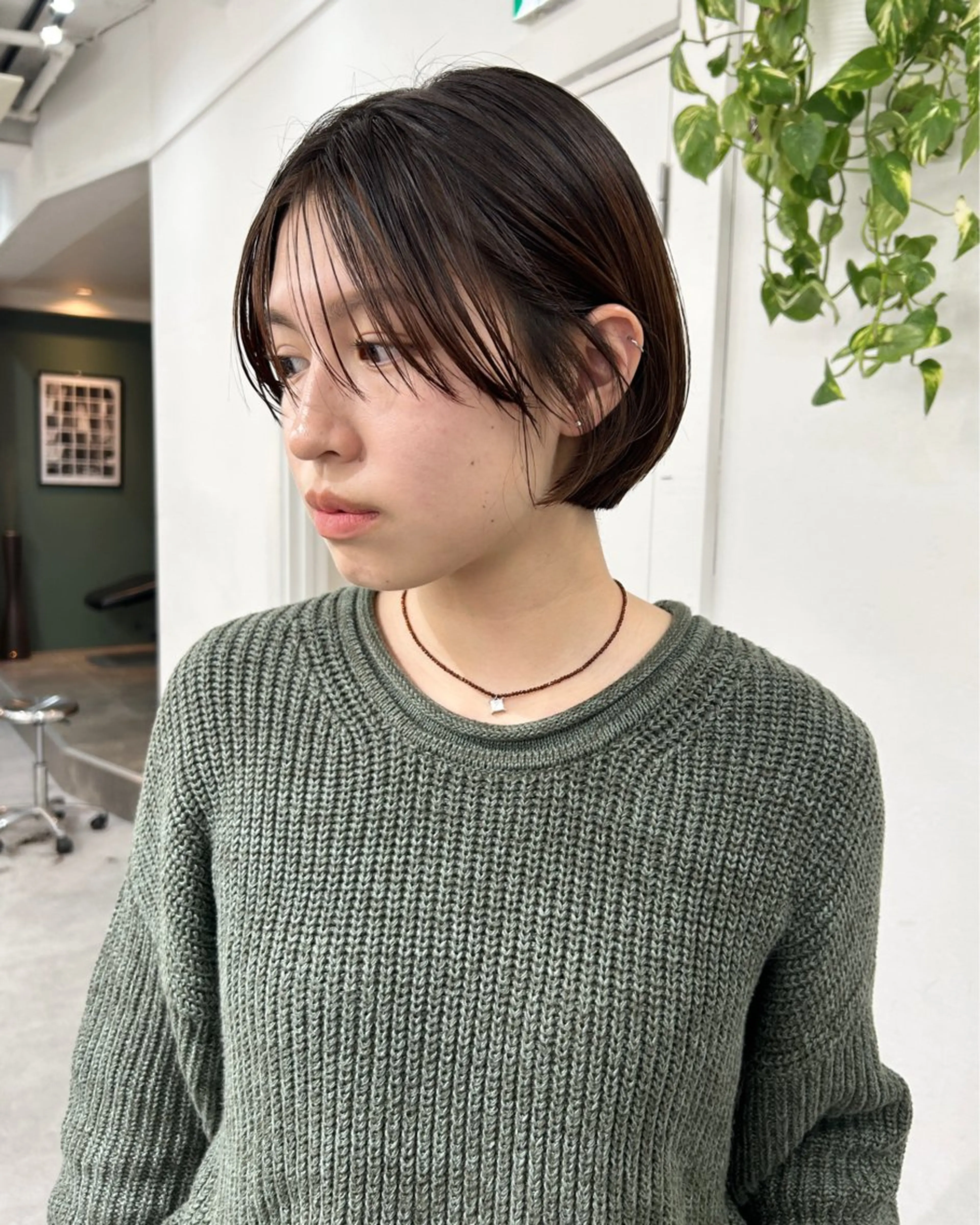 ショート レイヤーボブ/ 艶カラー/サナ🌼のヘアスタイル