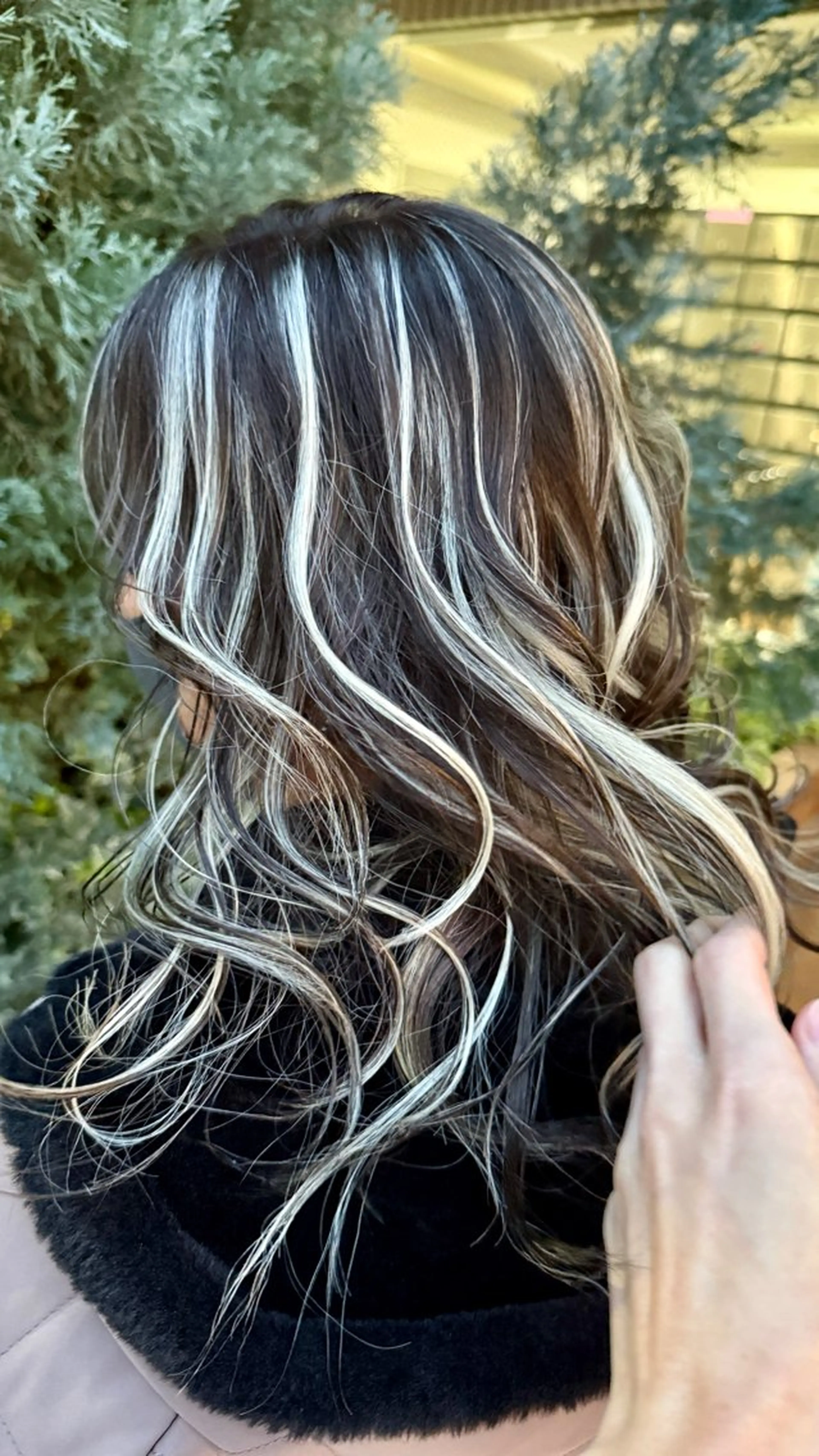 セミロング ハイライト Cure2所属・🌈白いハイライト 🌈 🐶ノザワ🐶のヘアスタイル