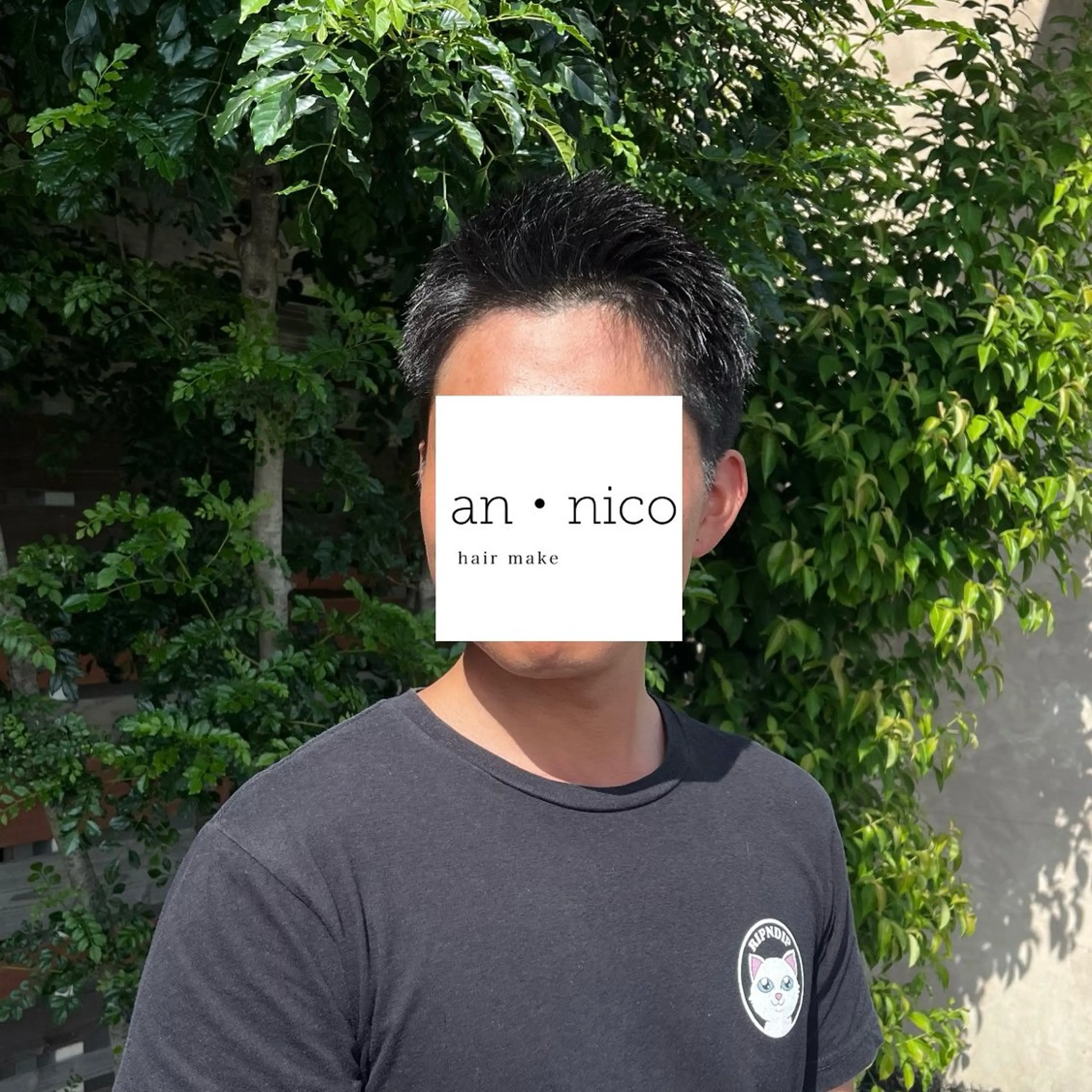 ショート メンズ an.nico所属・レイヤー/透明感艶 カラー丸山ななほのヘアスタイル