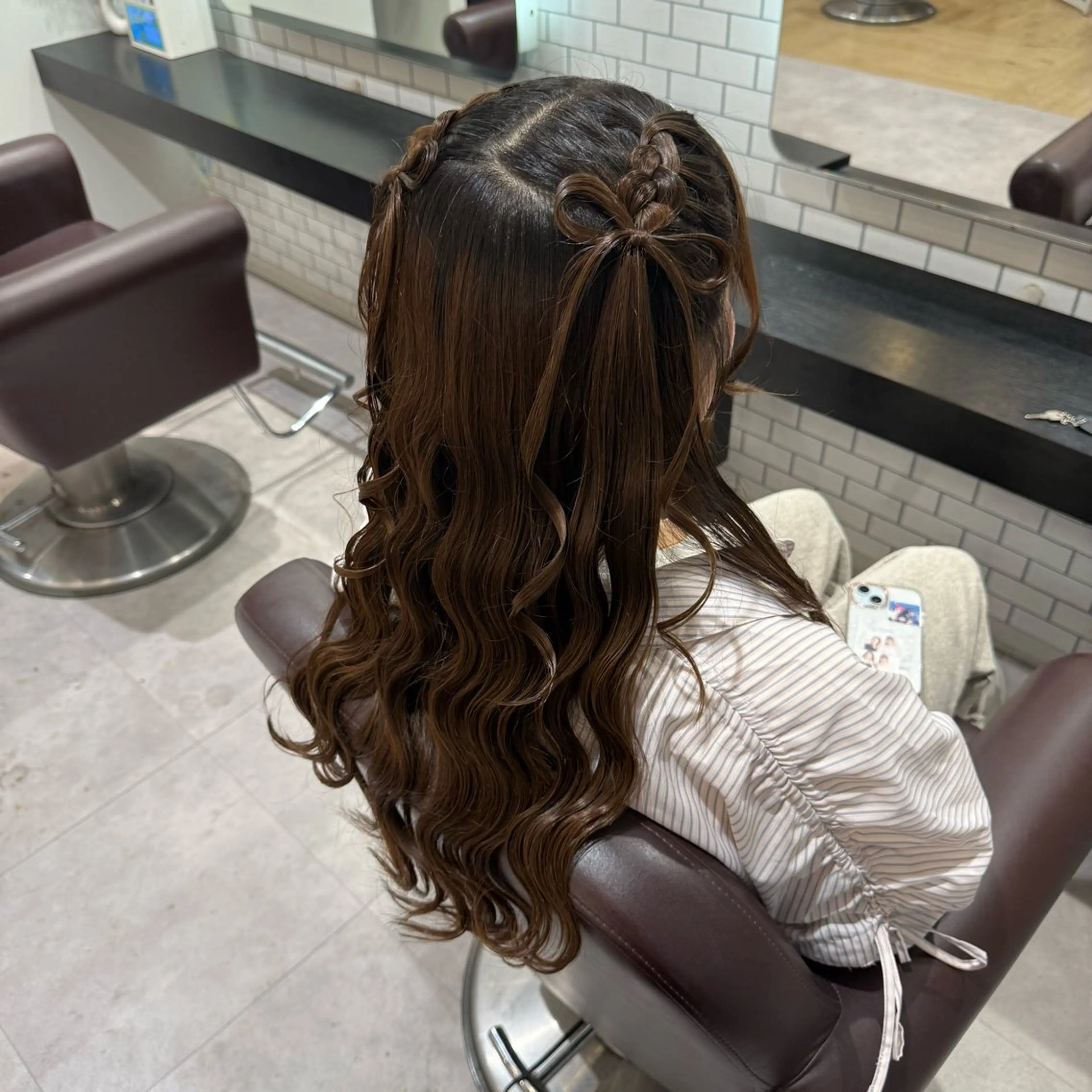 ロング ヘアアレンジ 🎀ヘアアレンジ 🎀ななみのヘアスタイル