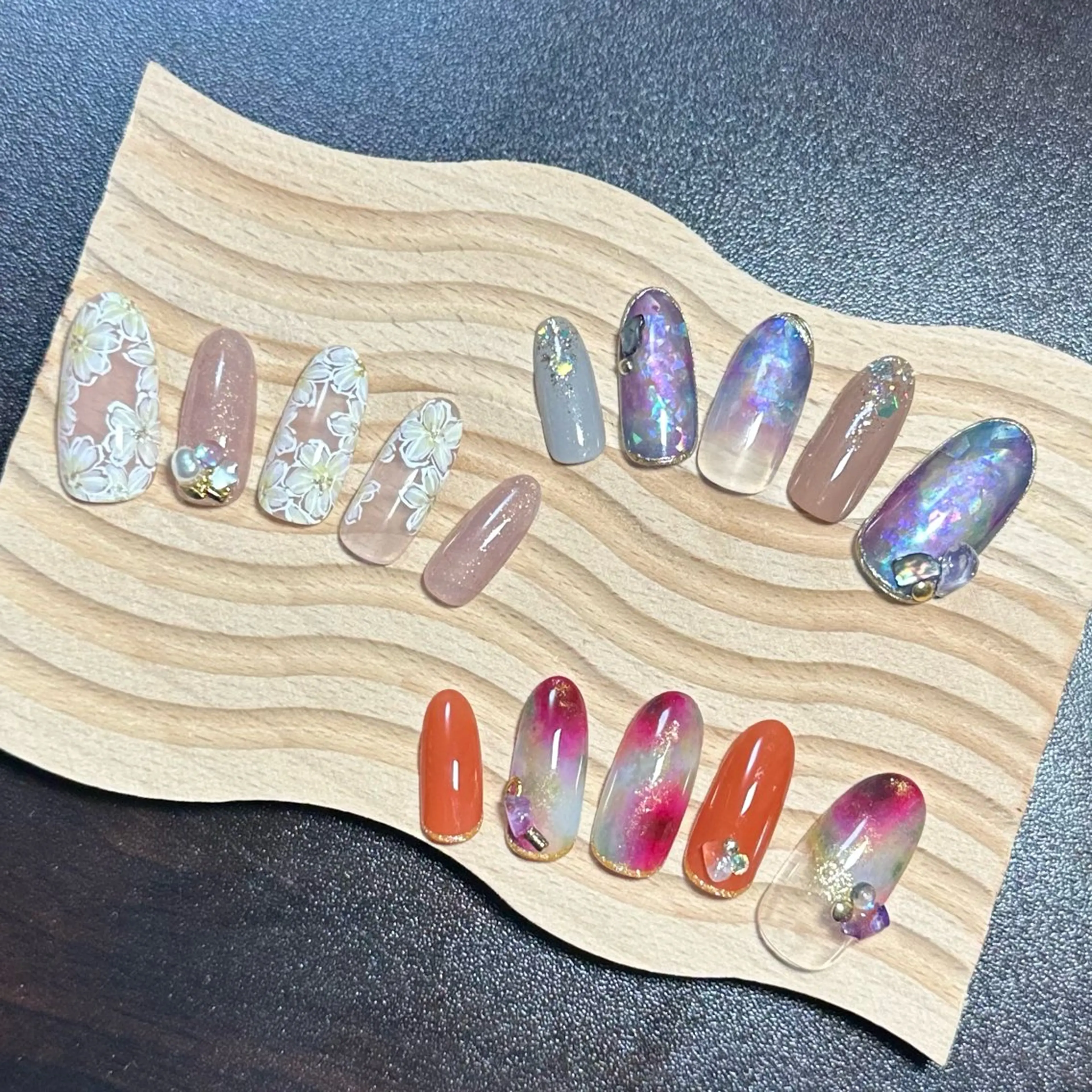 ネイル nail　milky 〜深夜にもネイル〜のネイルデザイン