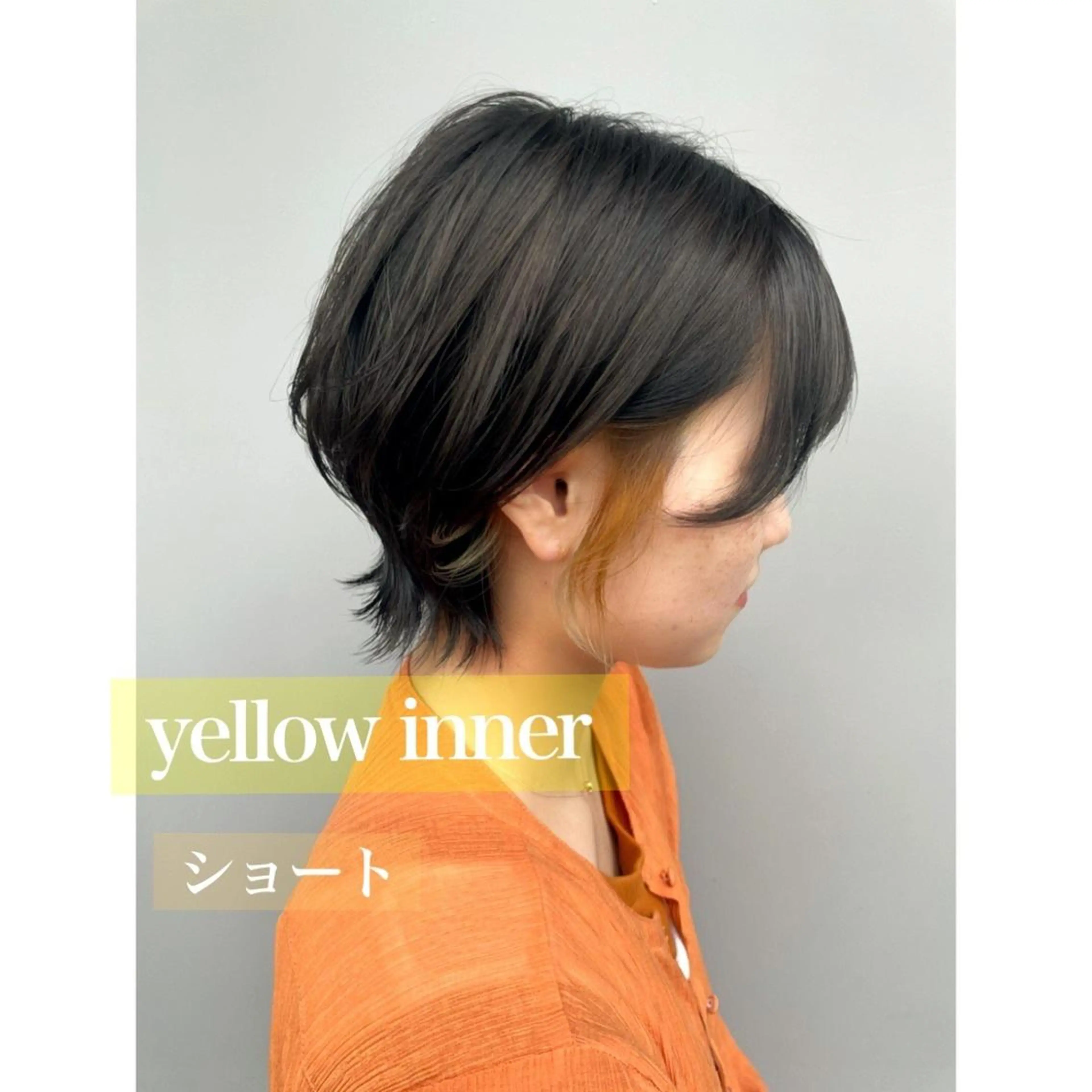 ショート カラー 舟橋 りんかのヘアスタイル