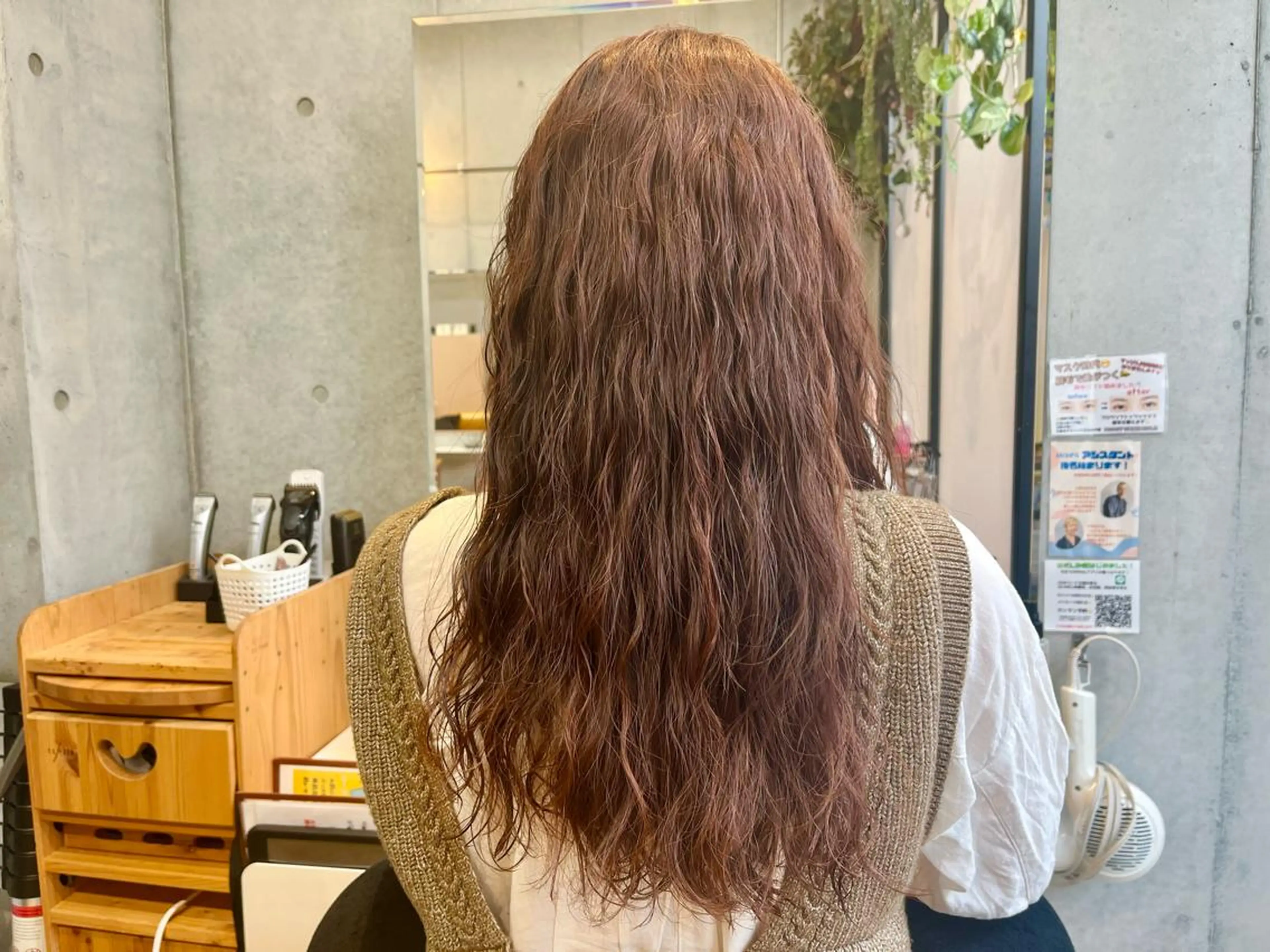 💫minimo限定価格💫　　　　　　　　　　　🌱カット＋エアウェーブパーマ🌱の写真