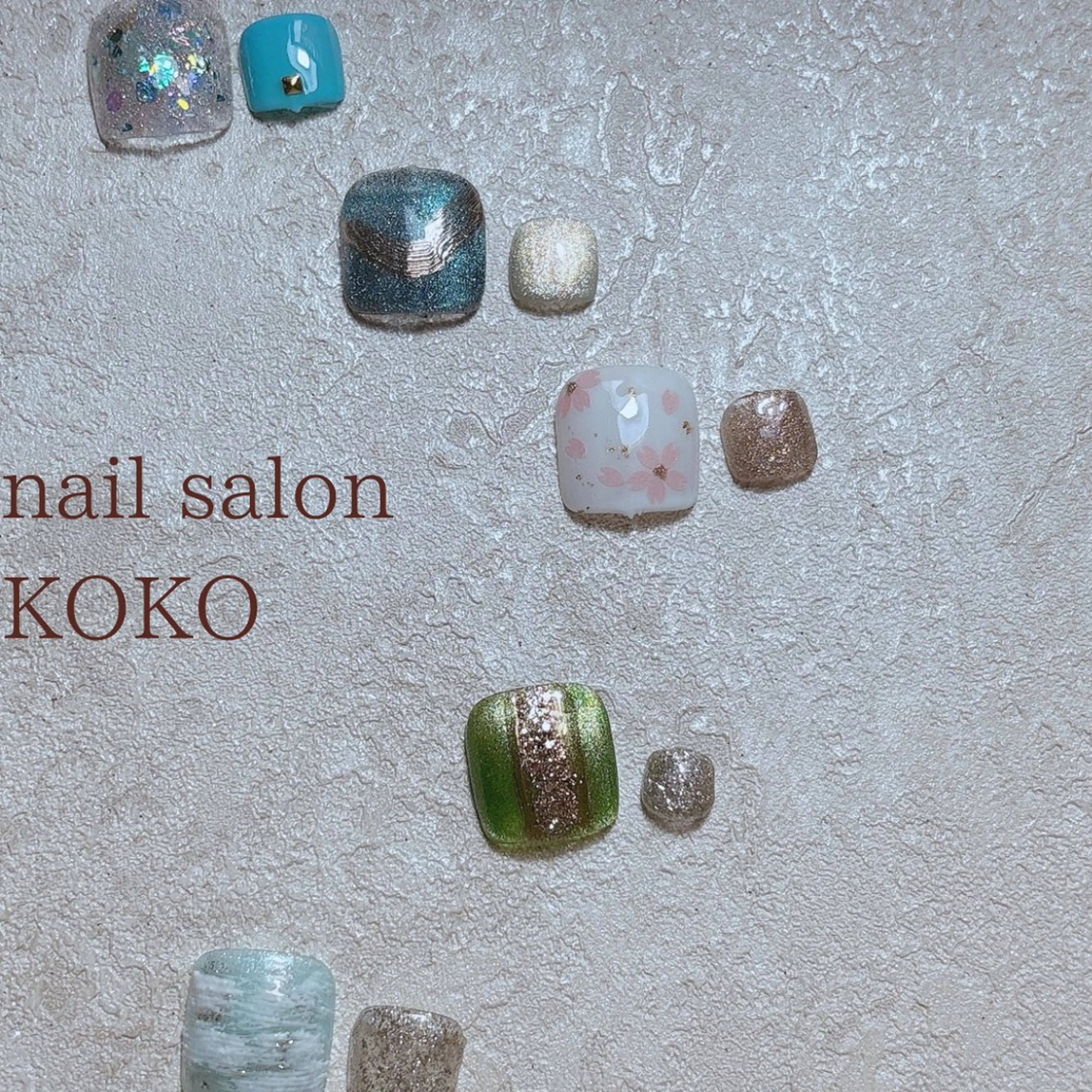 ネイル アートネイル フットネイル mi hoのネイルデザイン