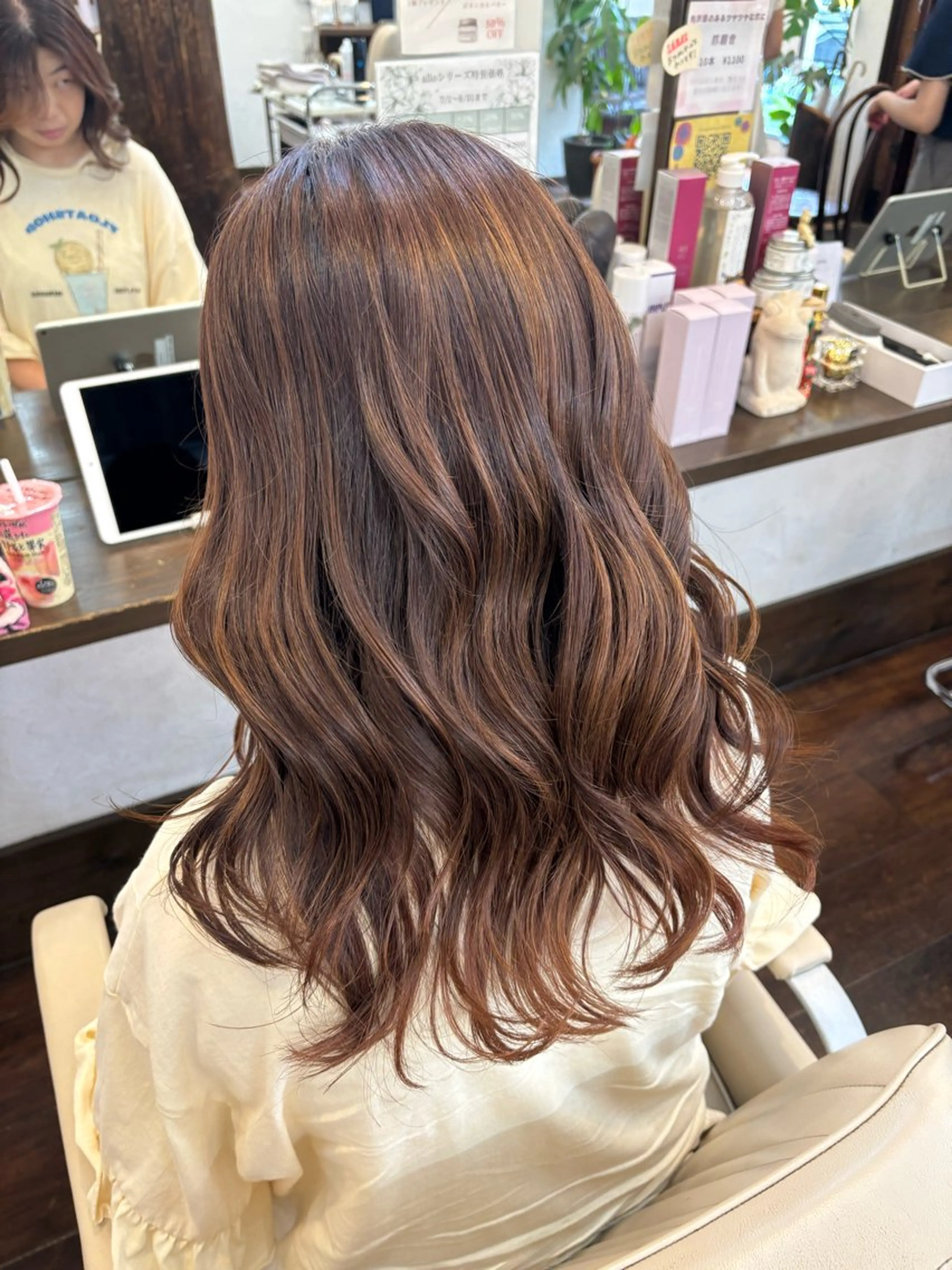 セミロング カラー ヘアカラー 🌿吉池 朱莉🌿のヘアスタイル