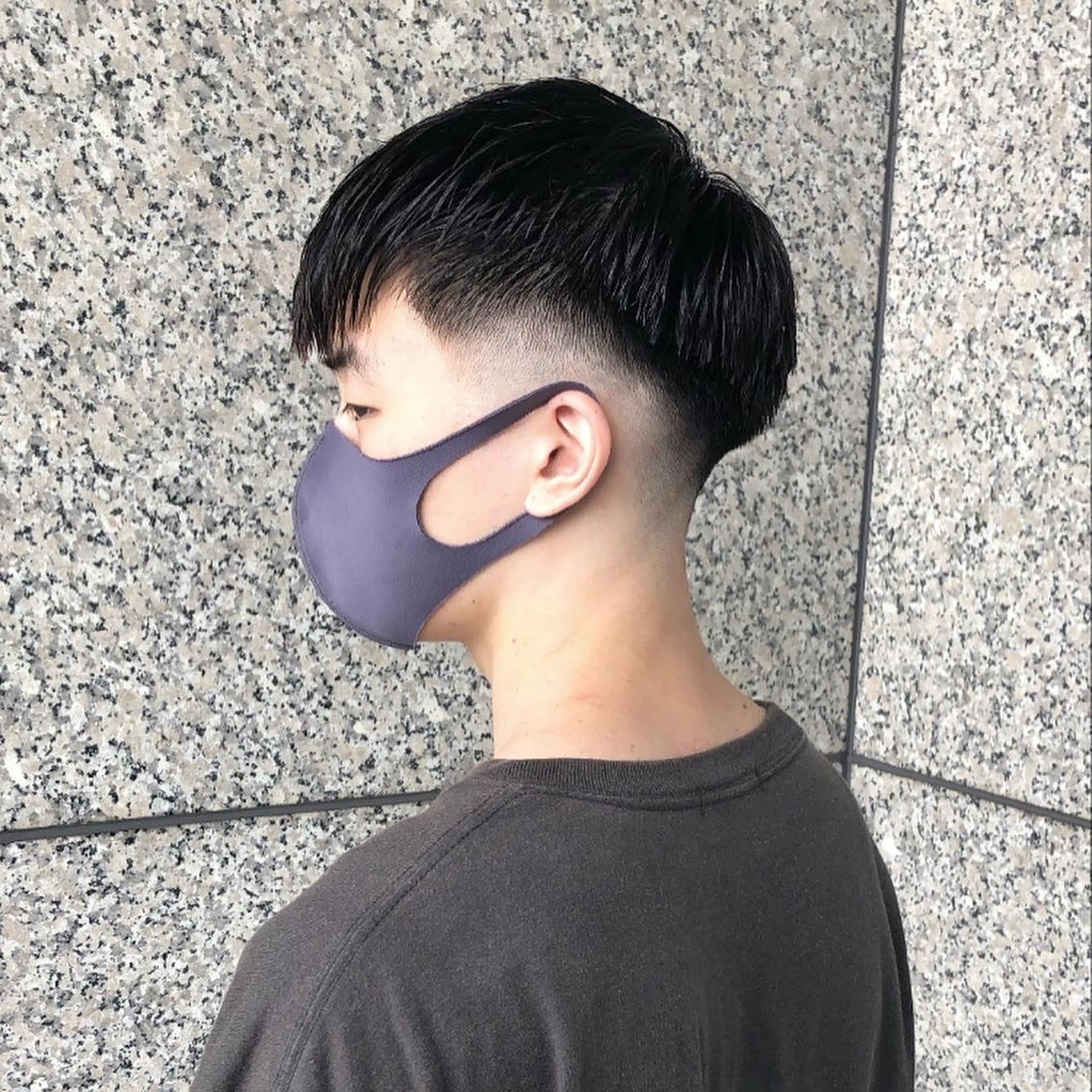 ショート メンズ フェードカット メンズパーマのプロ 川野翔太のヘアスタイル