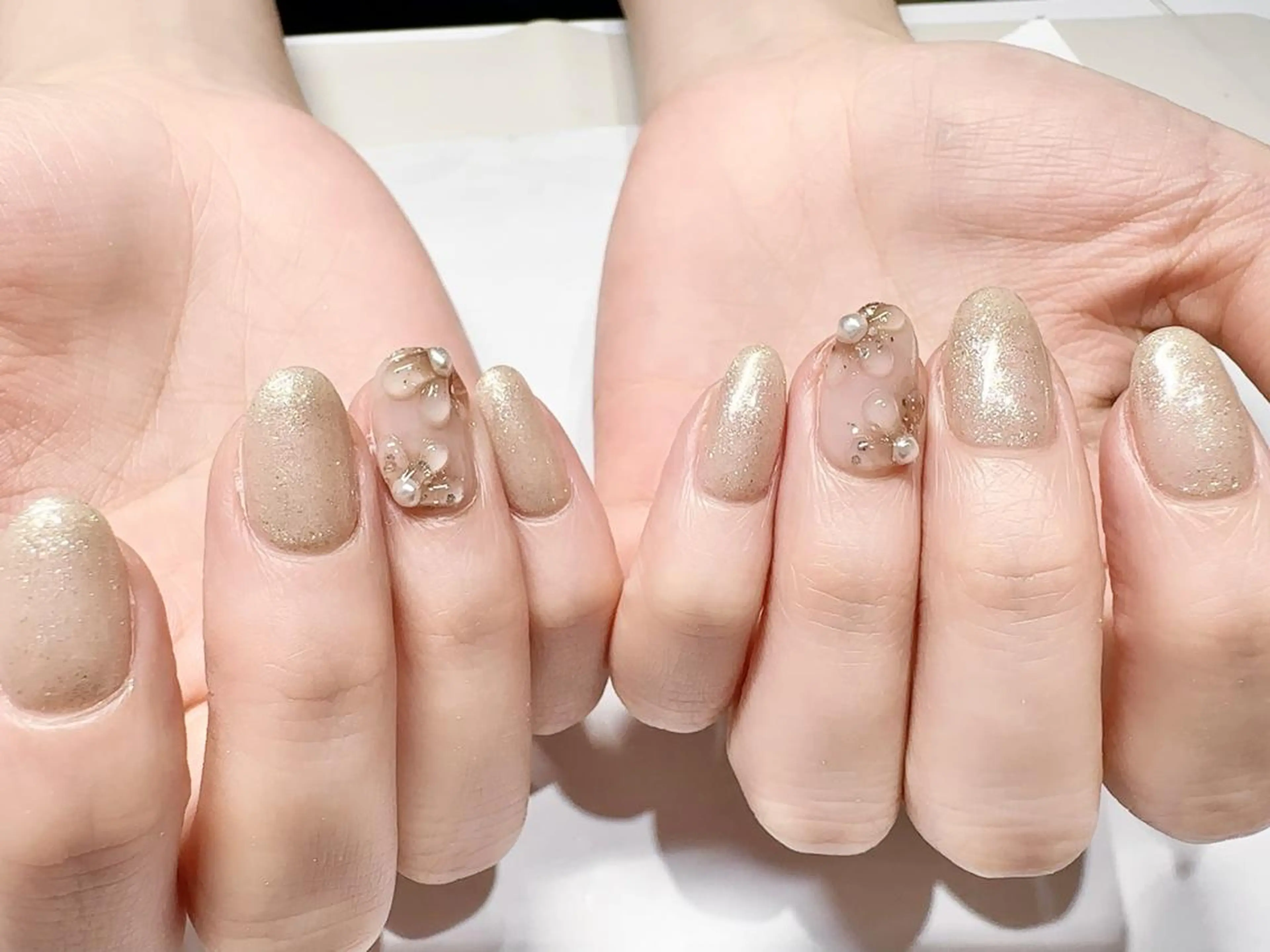 ネイル ハンドネイル Lisse銀座 Akuのネイルデザイン