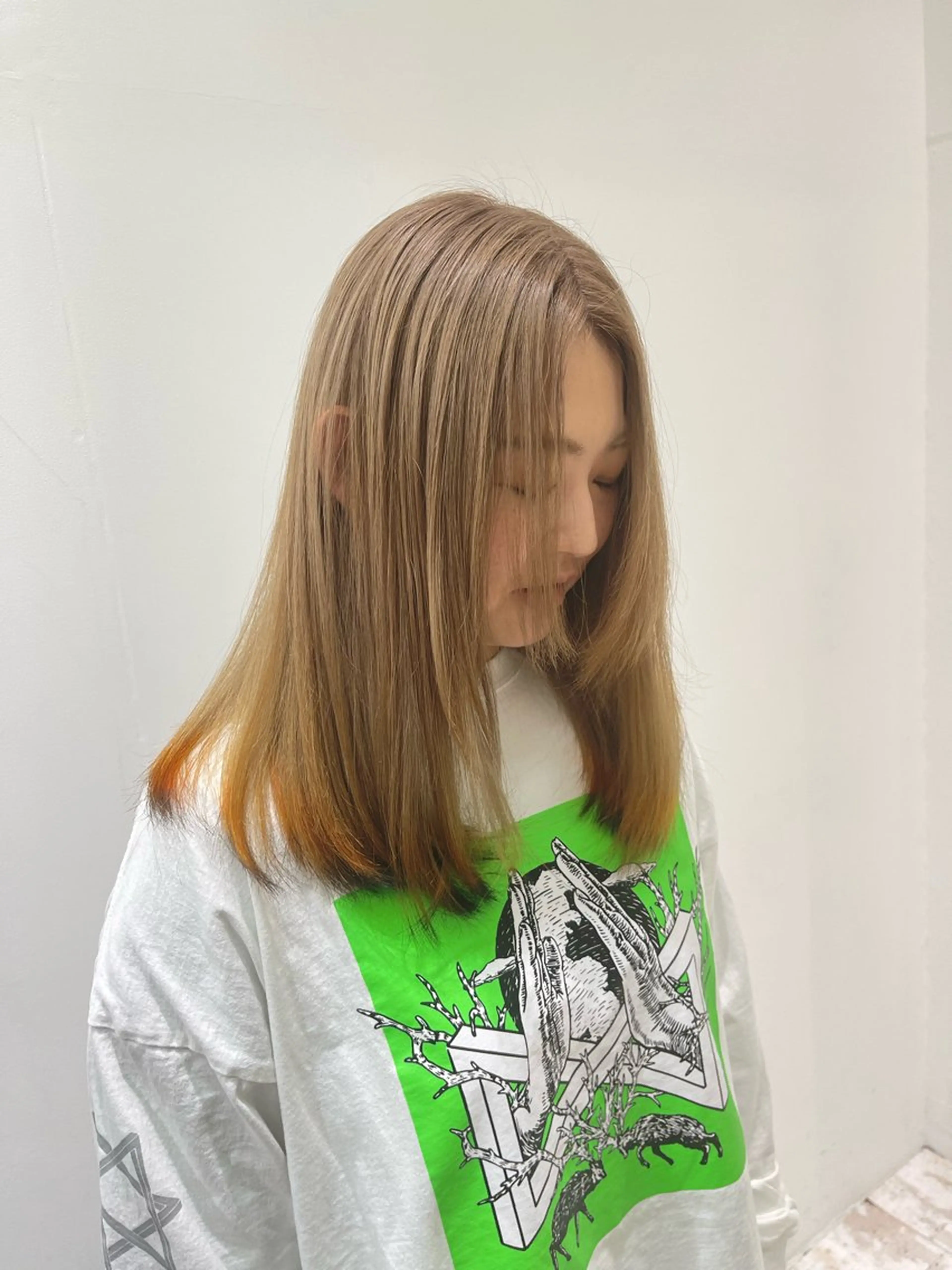 ロング luce所属・千代 夏輝のヘアスタイル