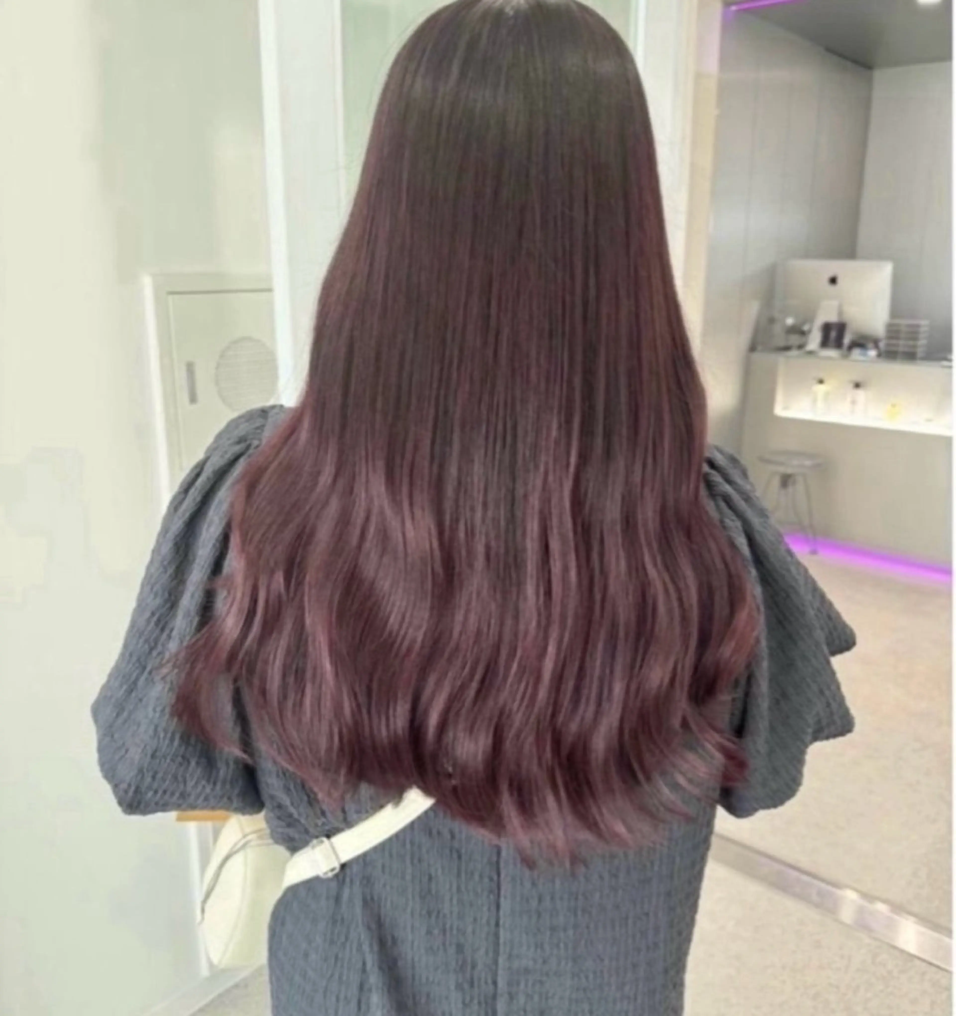 ロング ヘアカラー miku/ラベンダー 透明感カラー🪻❤︎のヘアスタイル