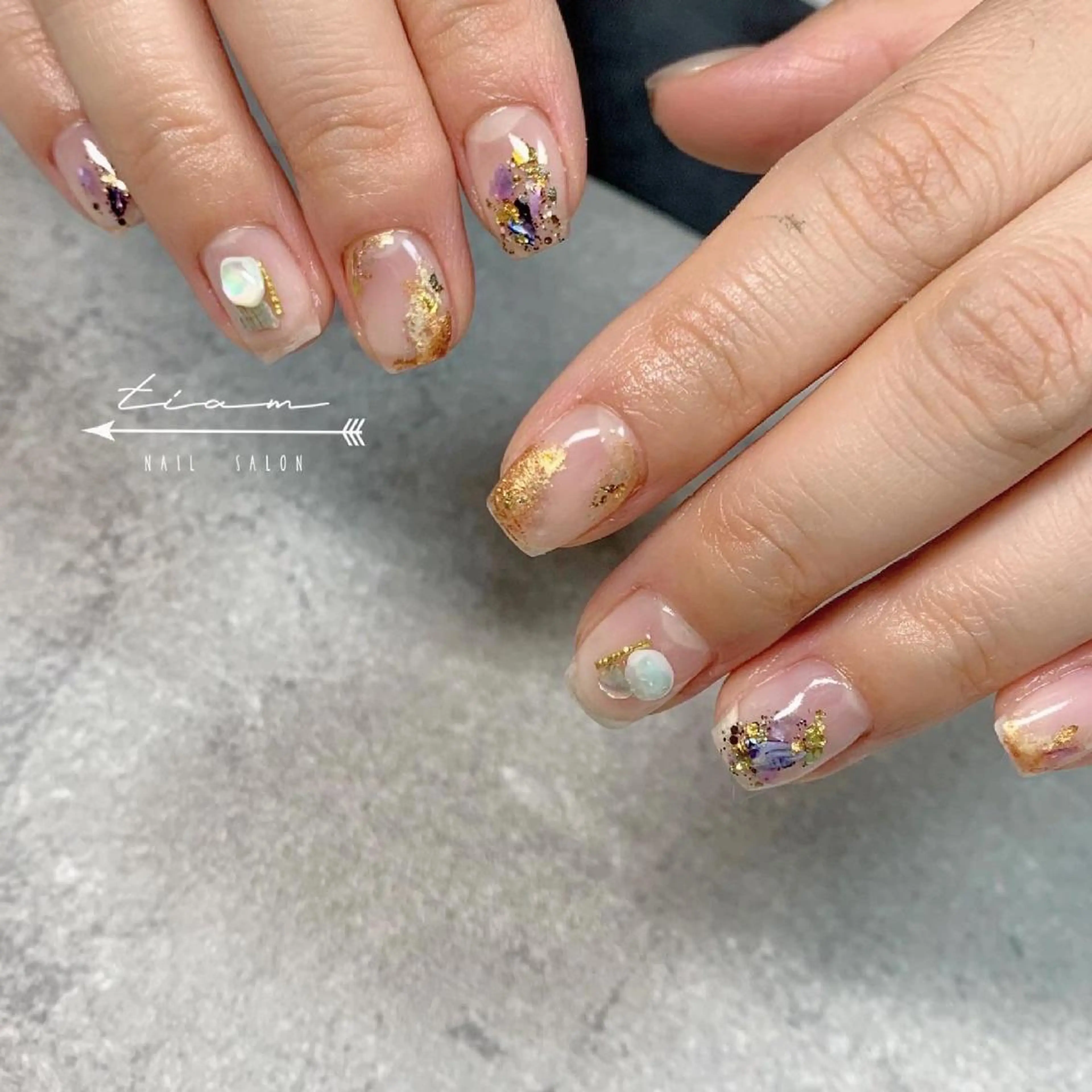 ネイル 𝑡𝑖𝑎𝑚𓂃 きむらゆきののネイルデザイン