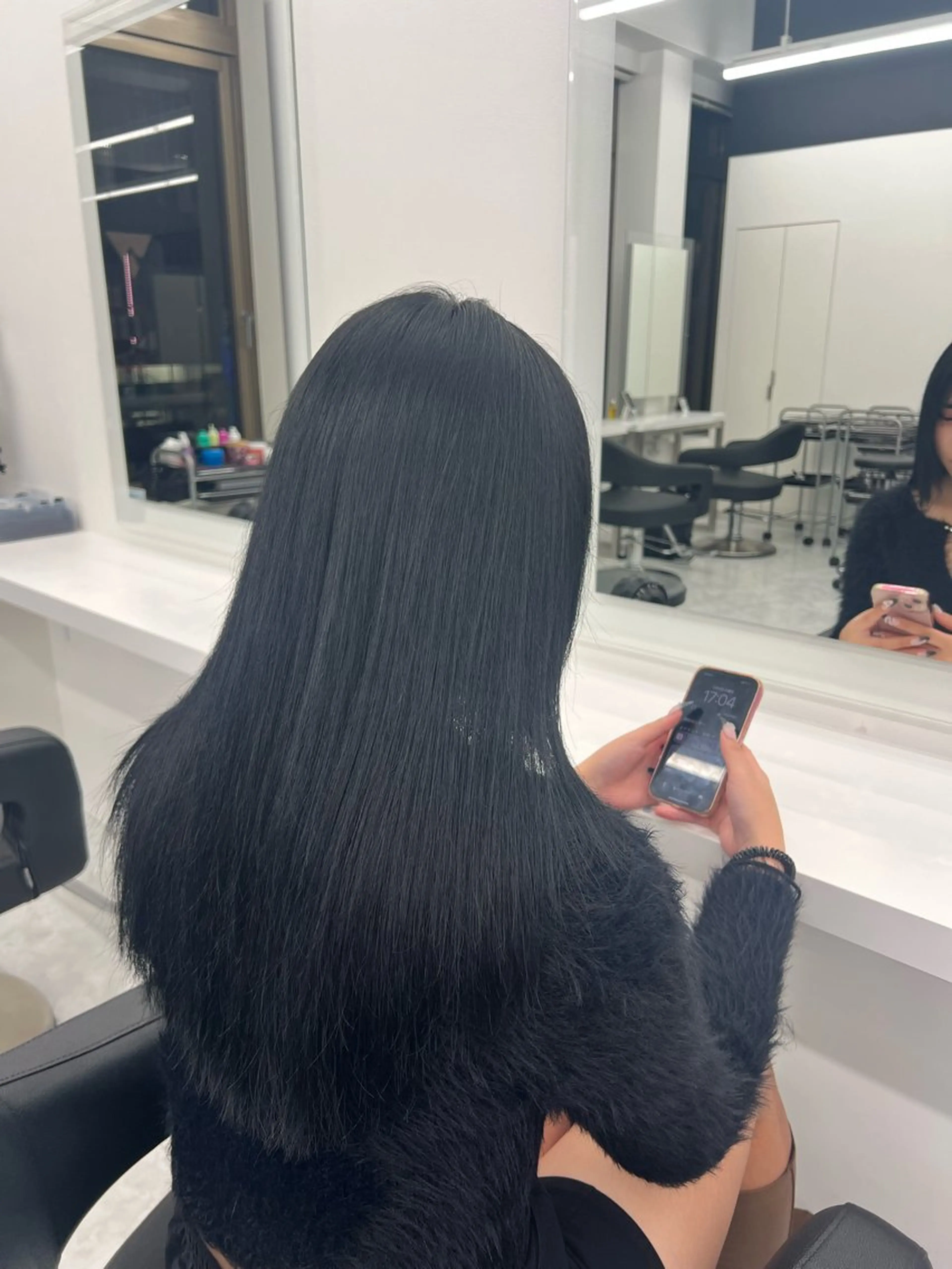 セミロング カラー ダブルカラー特化💖 韓国ヘア💖りくのヘアスタイル