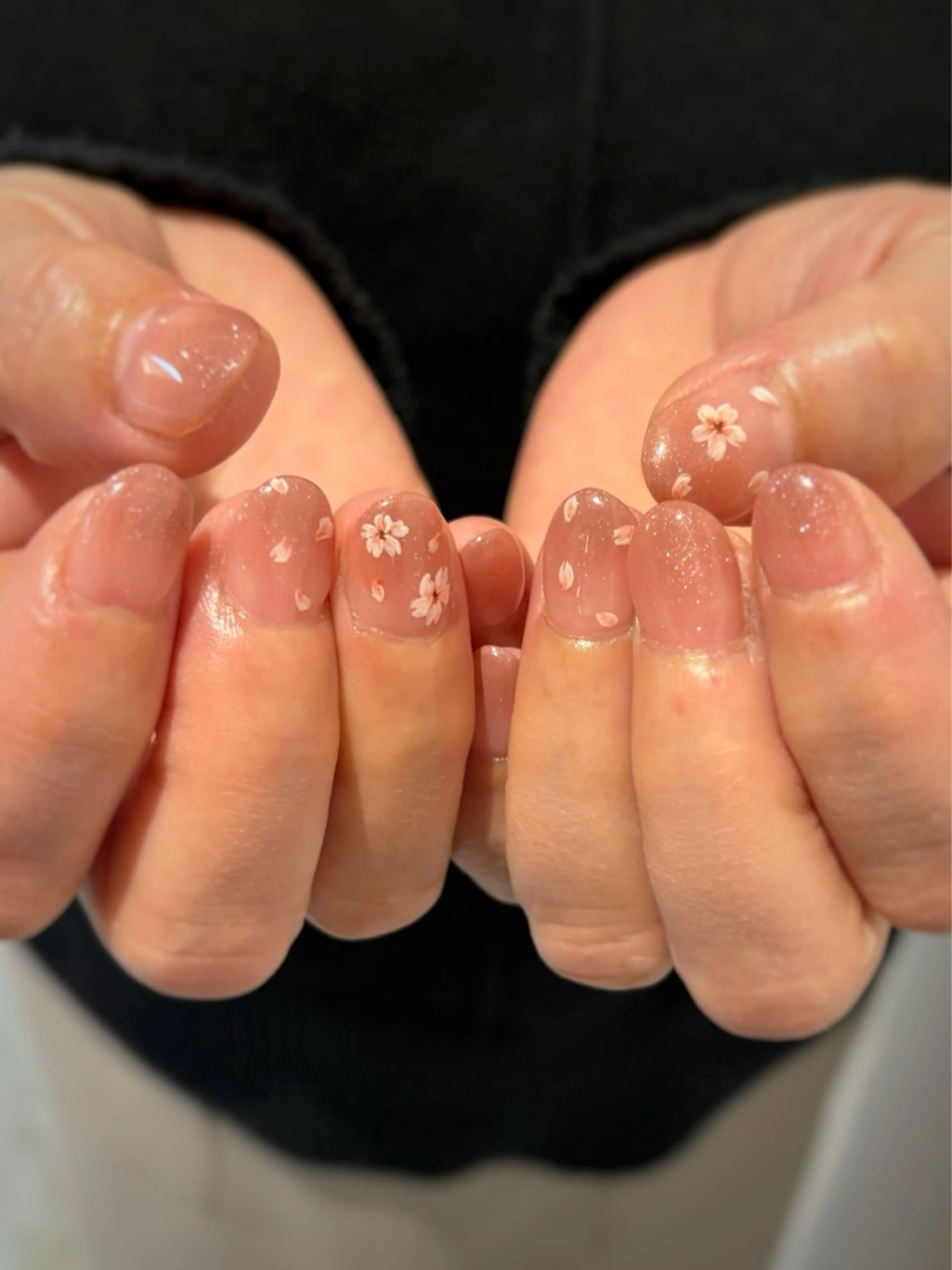 ネイル 桜ネイル ハンドネイル FIORITURA Maikoのネイルデザイン