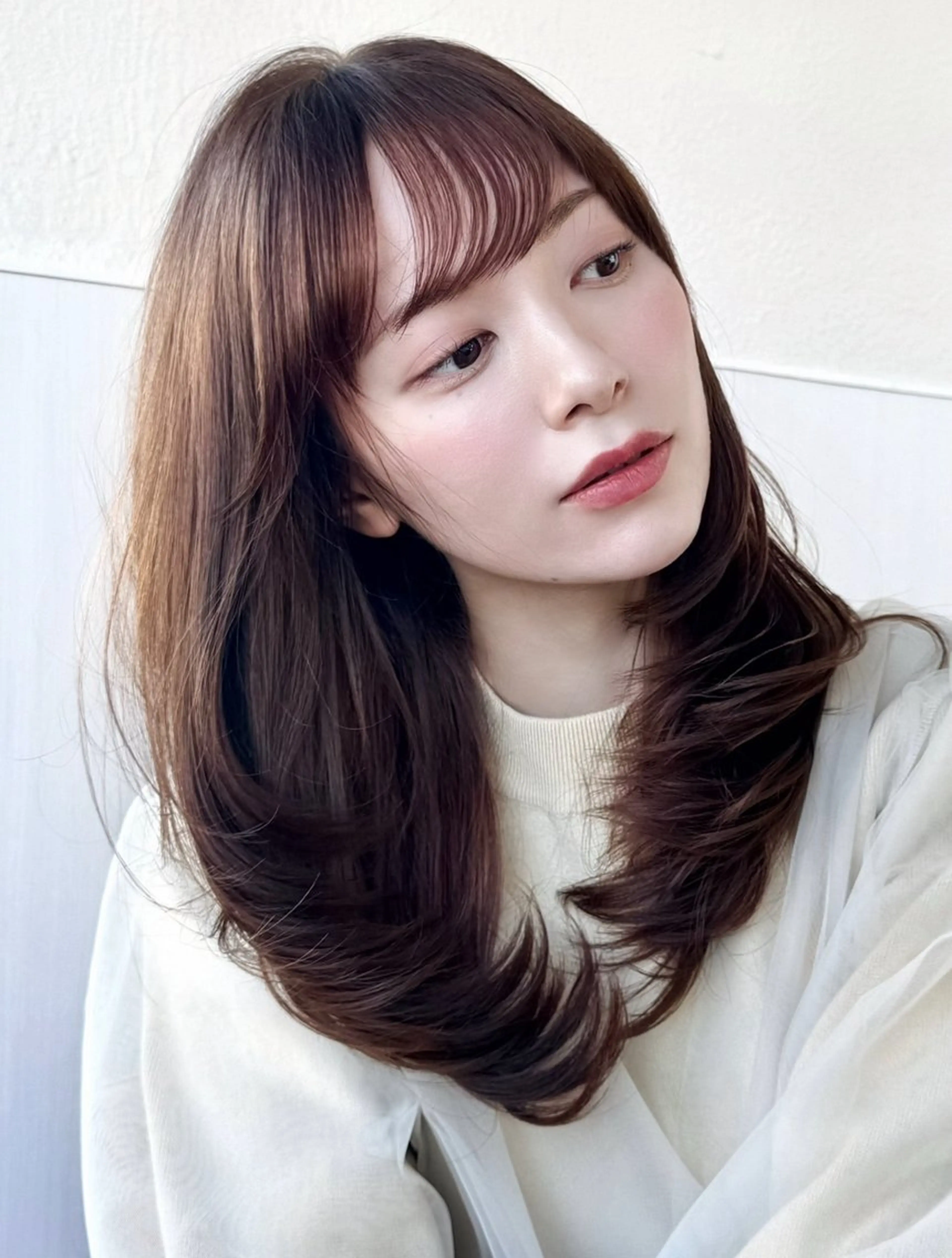 ミディアム ミディアムレイヤー ハイレイヤー レイヤーカット 似合わせカット ETOWA shinjuku所属・小顔似合わせ提案/ レイヤー/川澄かずまのヘアスタイル